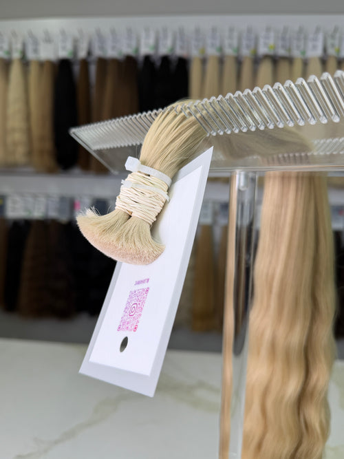 Premium Slavic Hair Blonde Wavy Bulk 28 Inch | LuxHairNYC