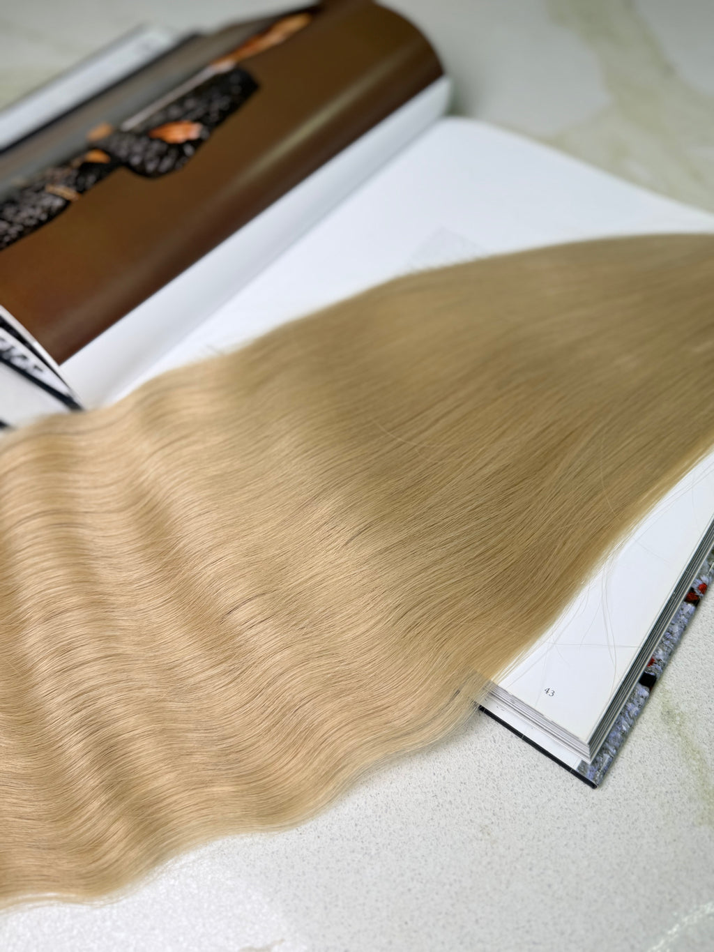 Premium Slavic Hair Blonde Wavy Bulk 28 Inch | LuxHairNYC