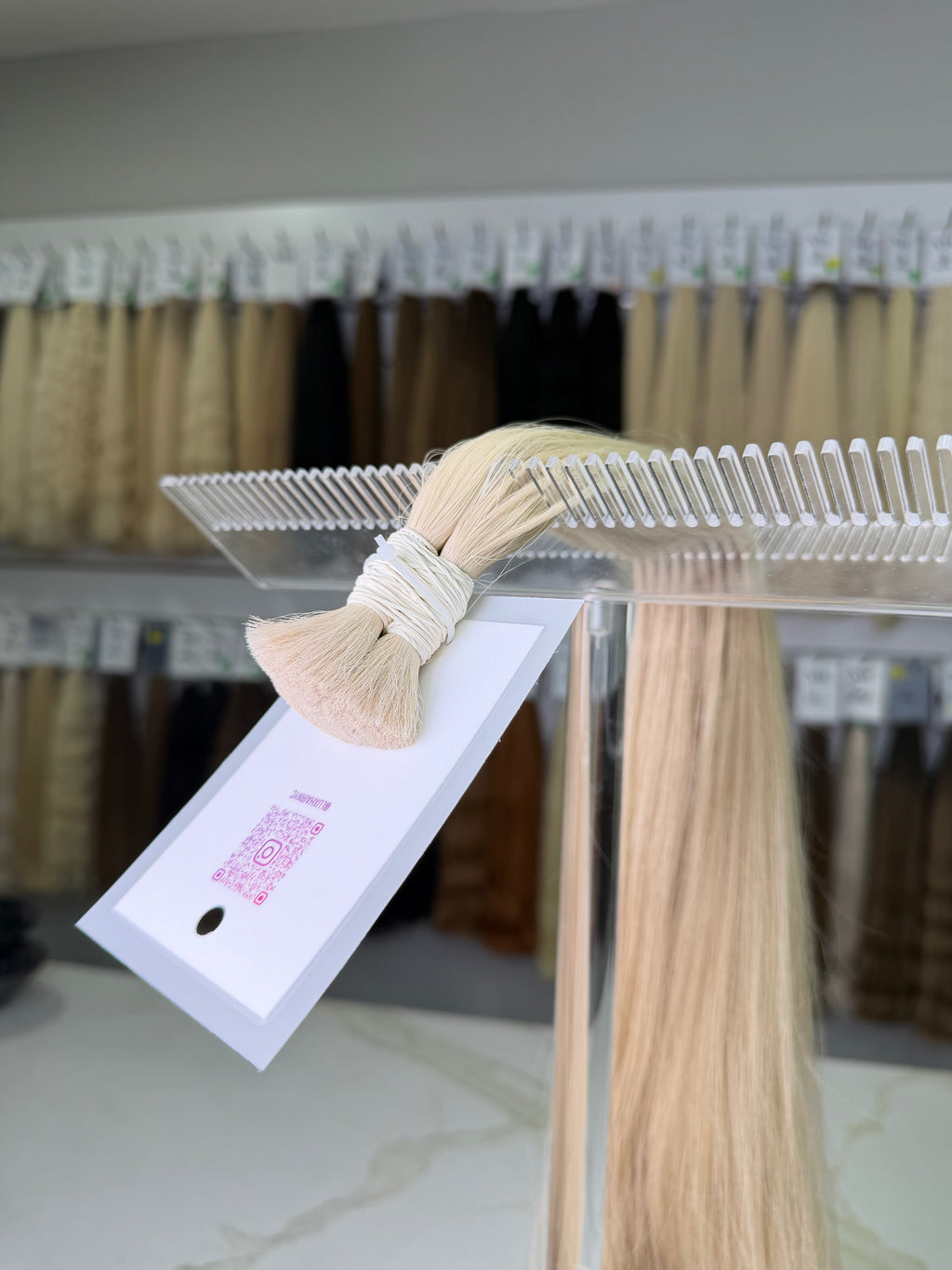 Premium Slavic Hair Blonde Wavy Bulk 28 Inch | LuxHairNYC