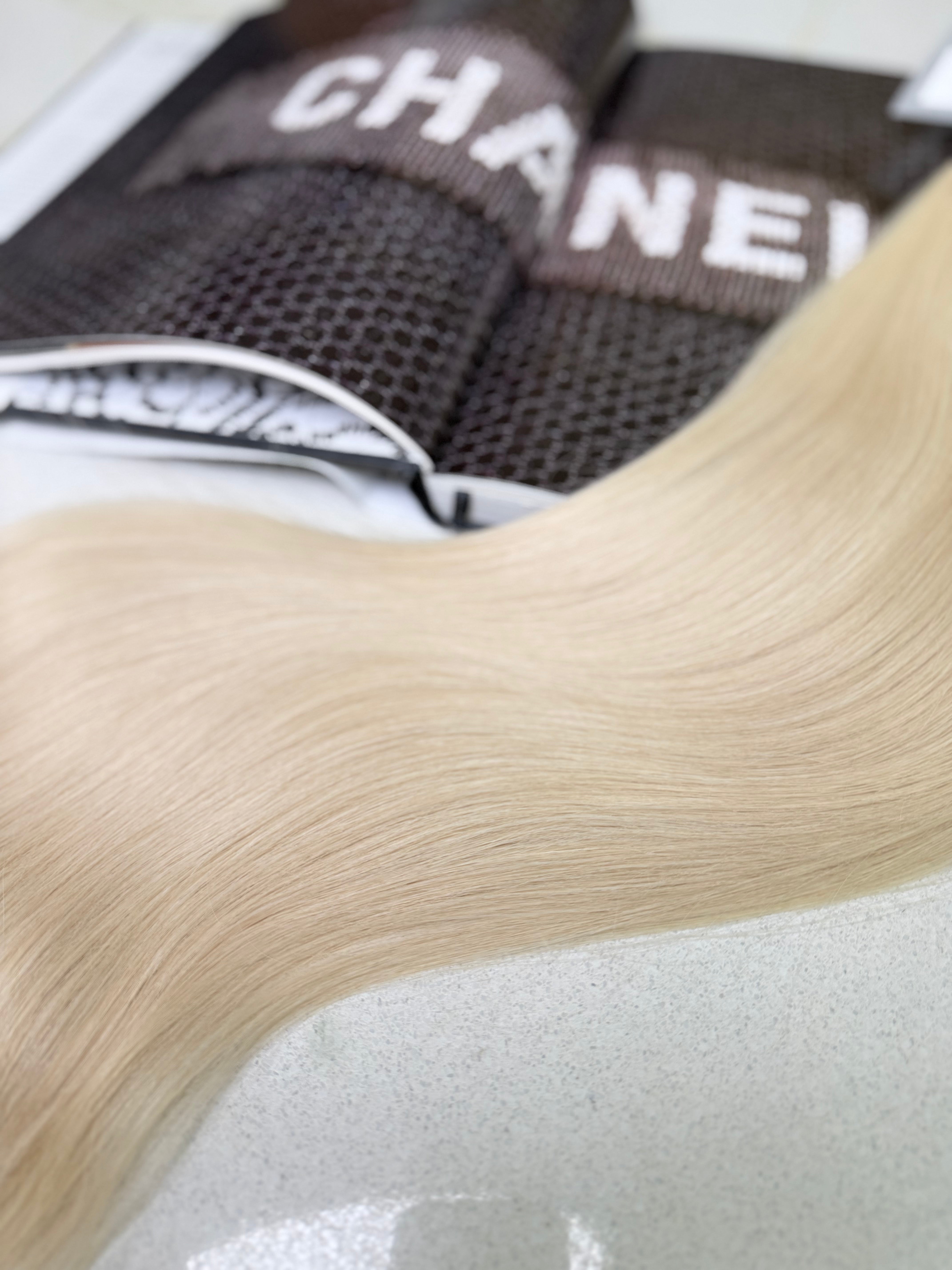 Premium Slavic Hair Blonde Wavy Bulk 22 Inch | LuxHairNYC