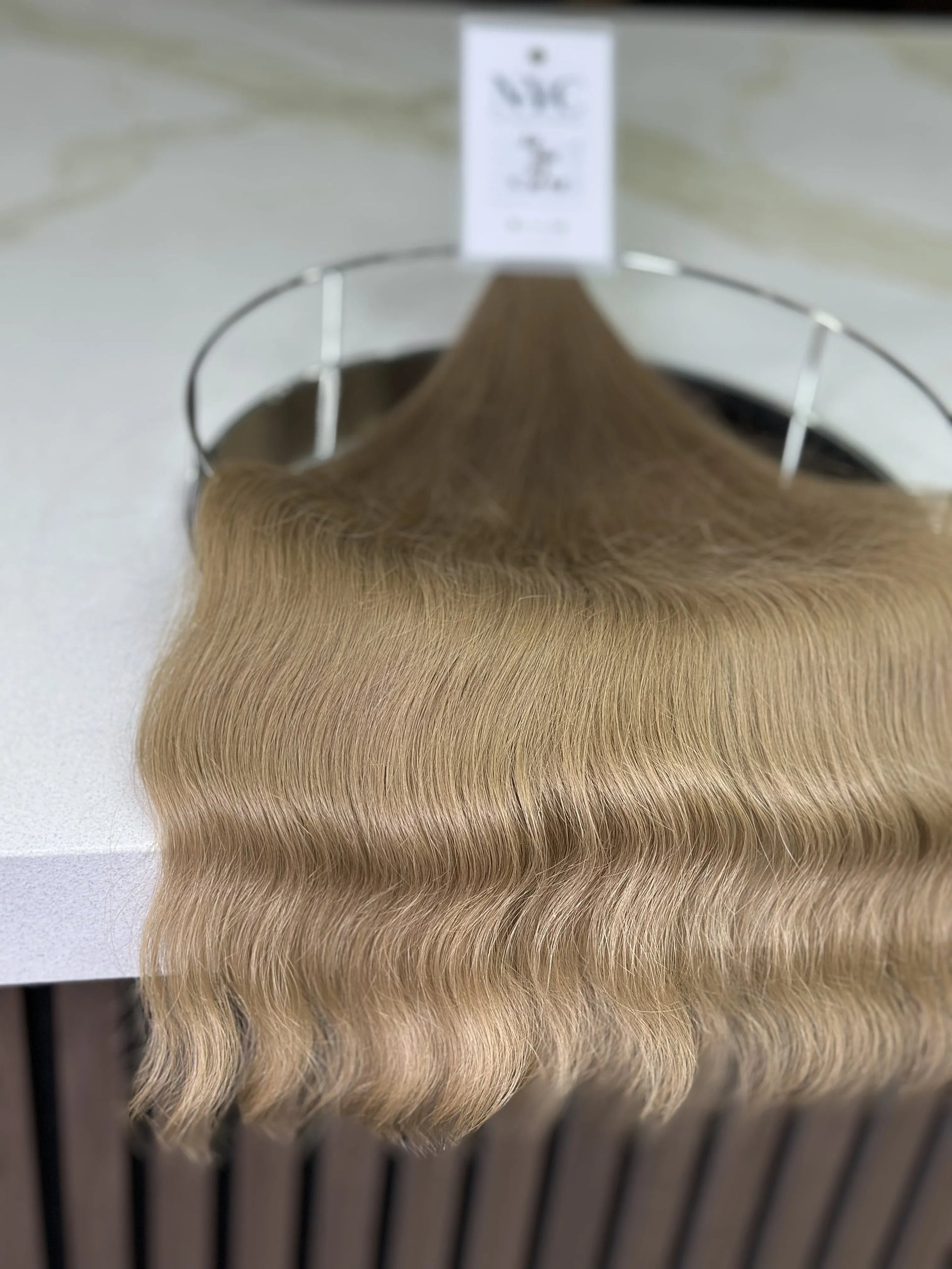 K-tip Slavic hair, colored, wavy 20 inch, 119gr, 200str