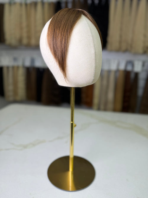 Slavic Virgin Hair Brown Curtain Bangs