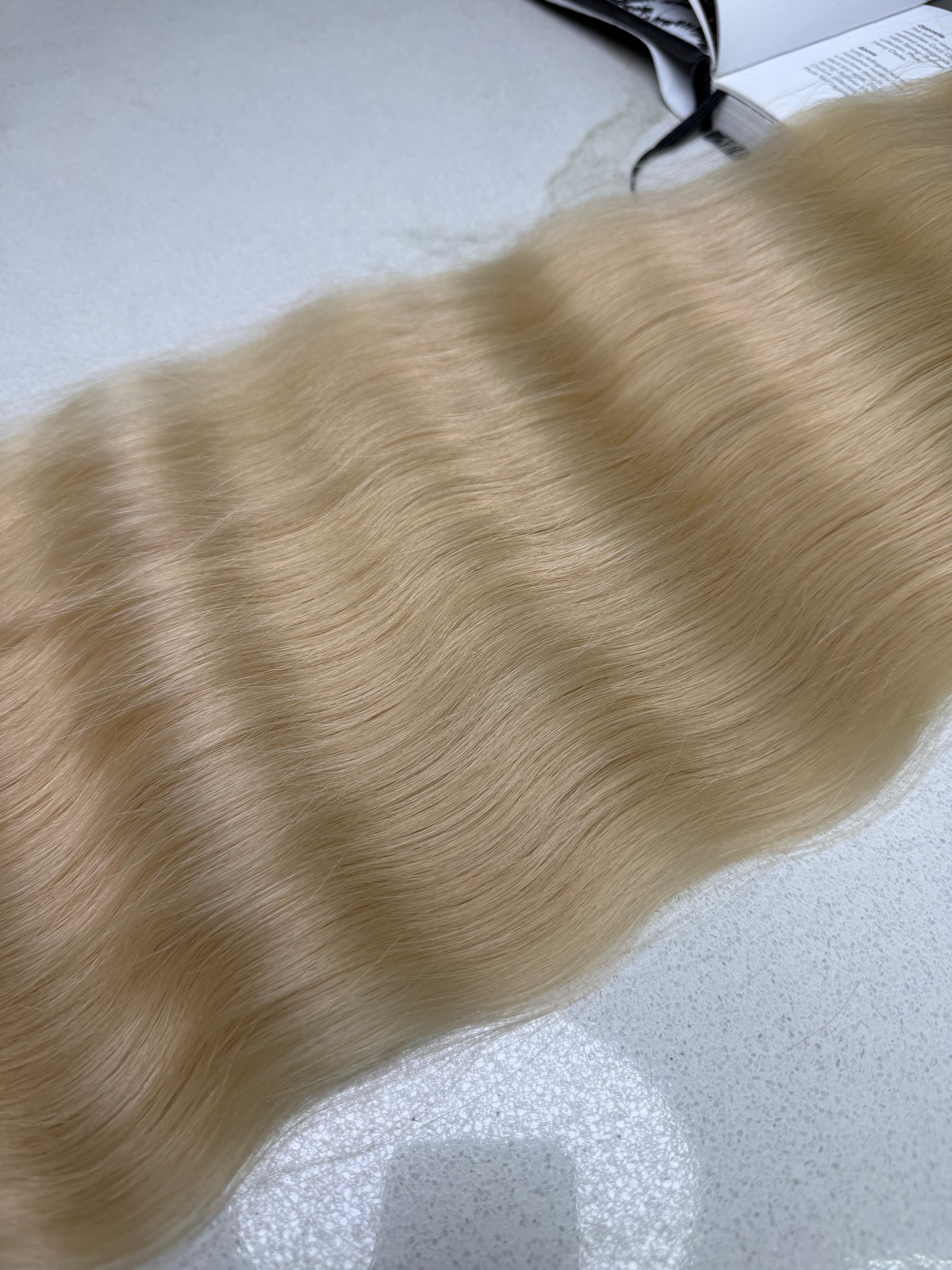 Premium Slavic Hair Blonde Wavy Bulk 28 Inch | LuxHairNYC