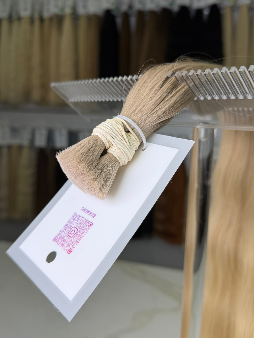 Premium Slavic Hair Blonde Wavy Bulk 28 Inch | LuxHairNYC