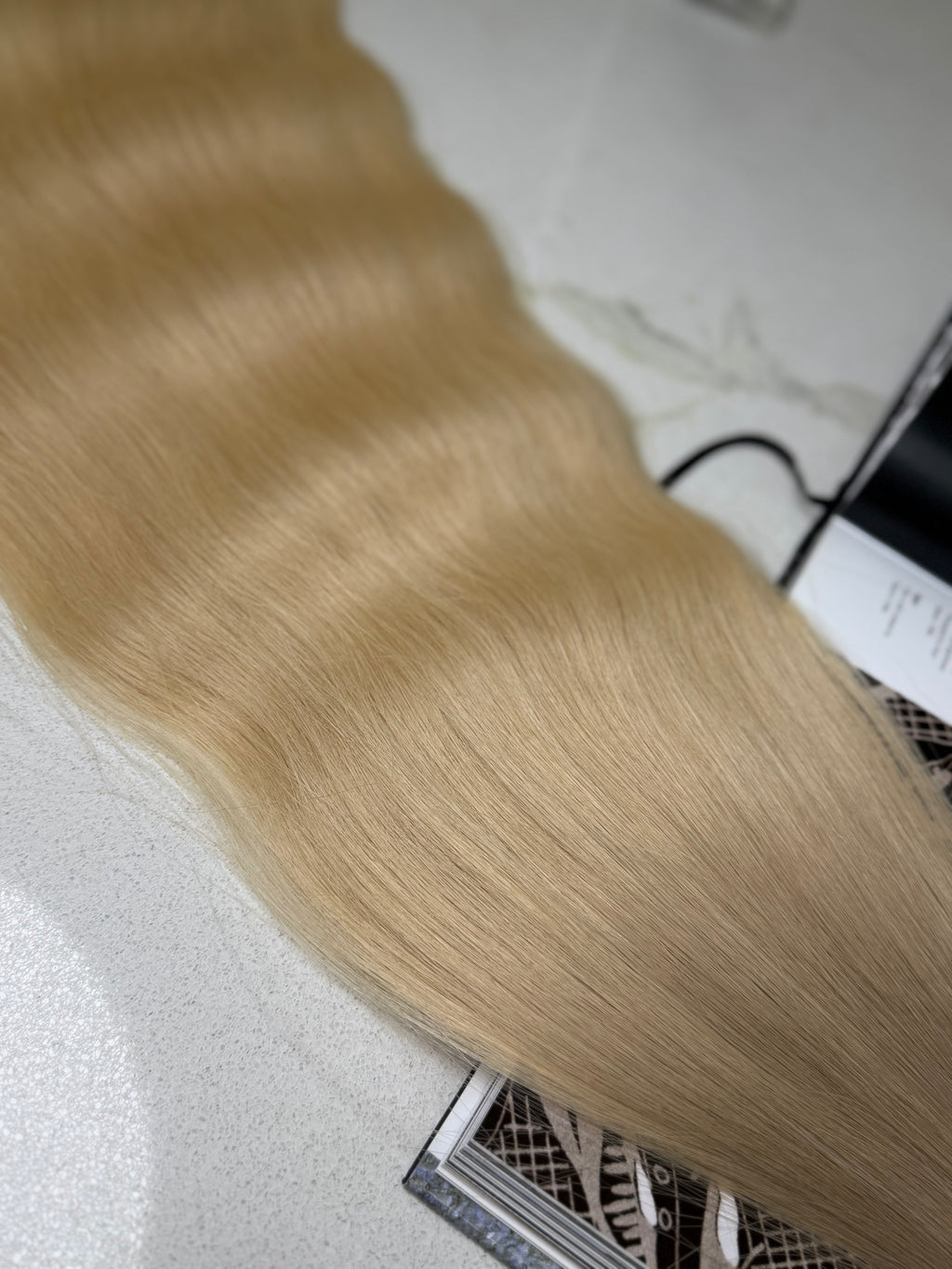 Premium Slavic Hair Blonde Wavy Bulk 28 Inch | LuxHairNYC