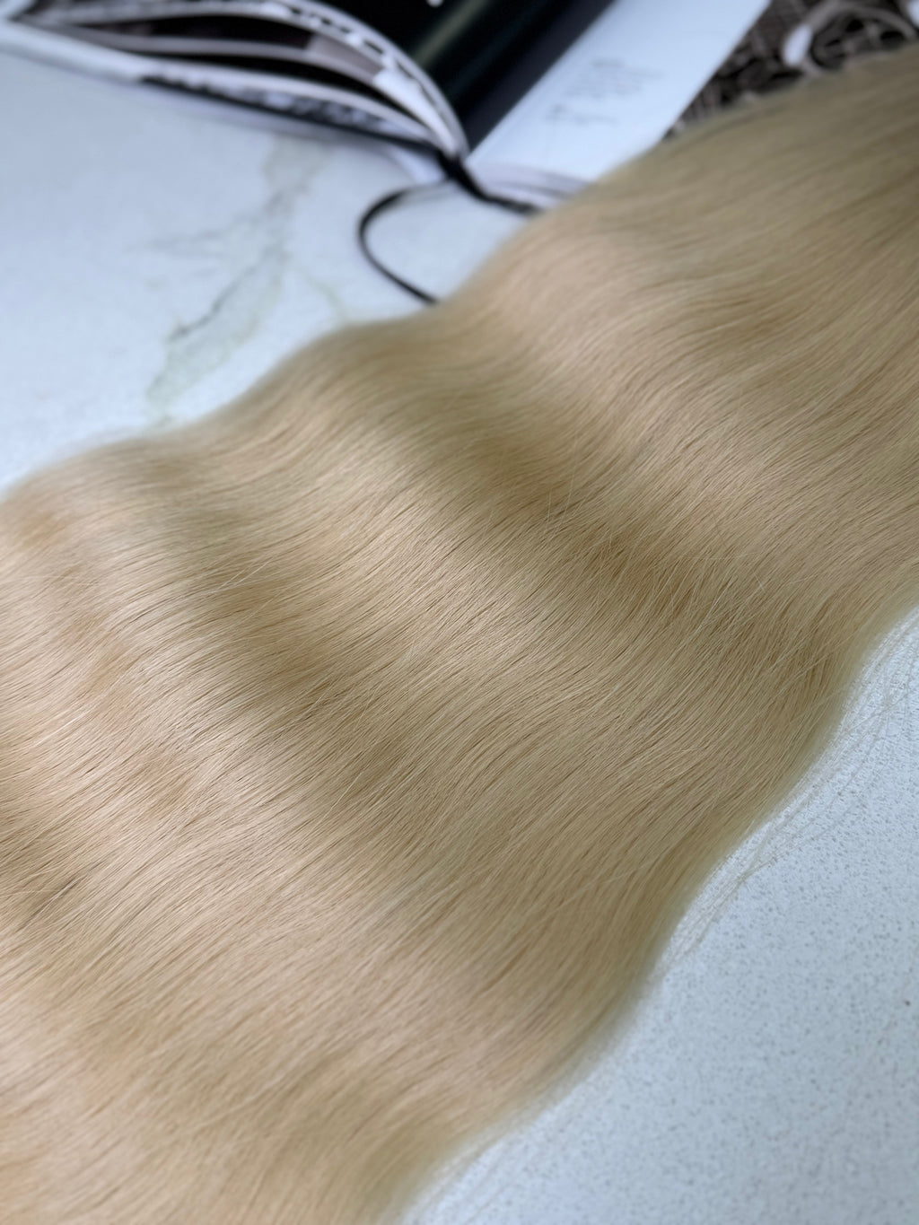 Premium Slavic Hair Blonde Wavy Bulk 28 Inch | LuxHairNYC