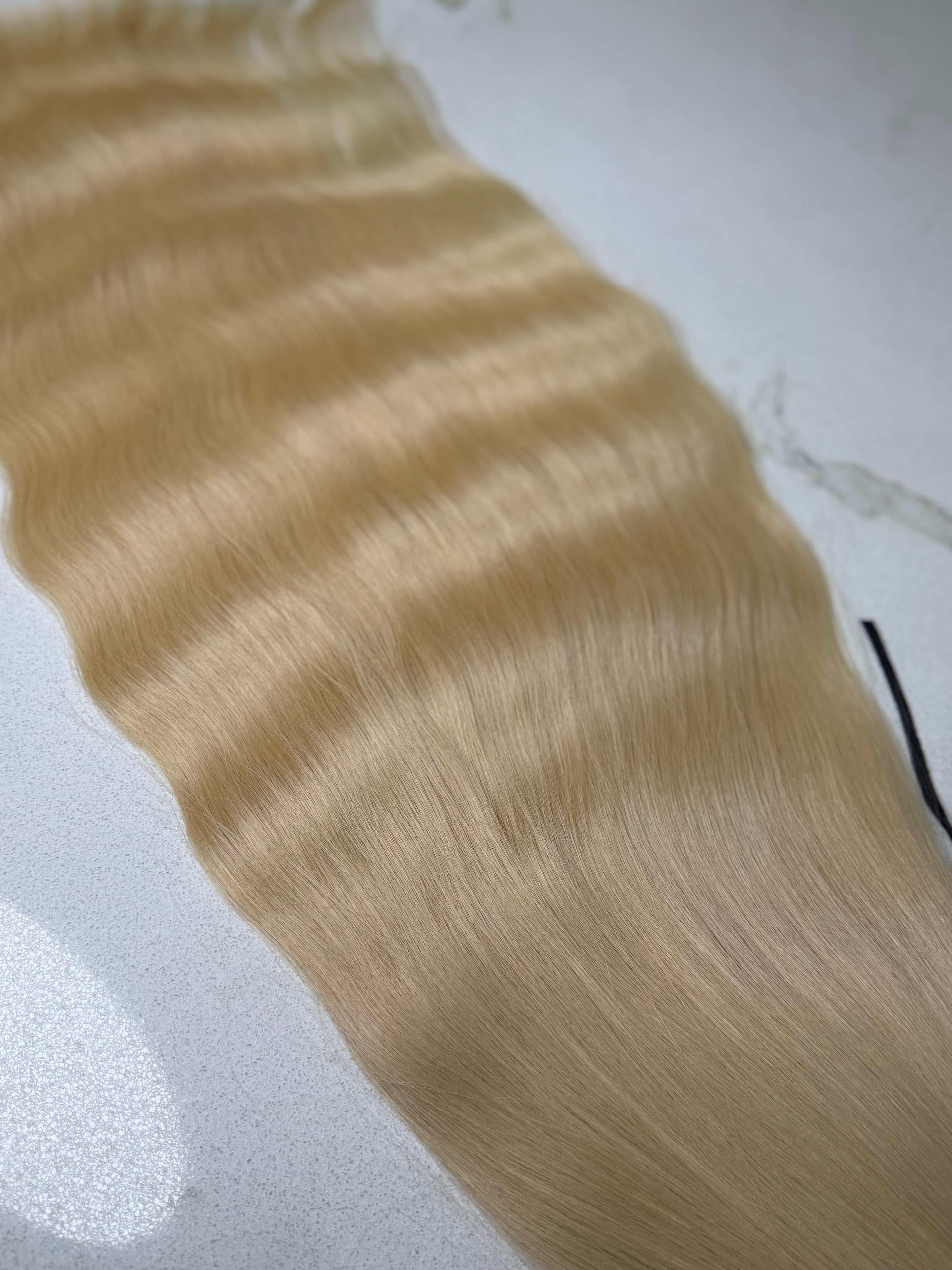Premium Slavic Hair Blonde Wavy Bulk 30 Inch | LuxHairNYC