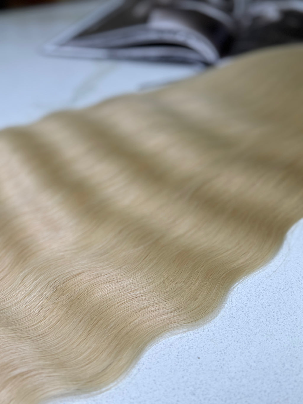 Premium Slavic Hair Blonde Wavy Bulk 30 Inch | LuxHairNYC