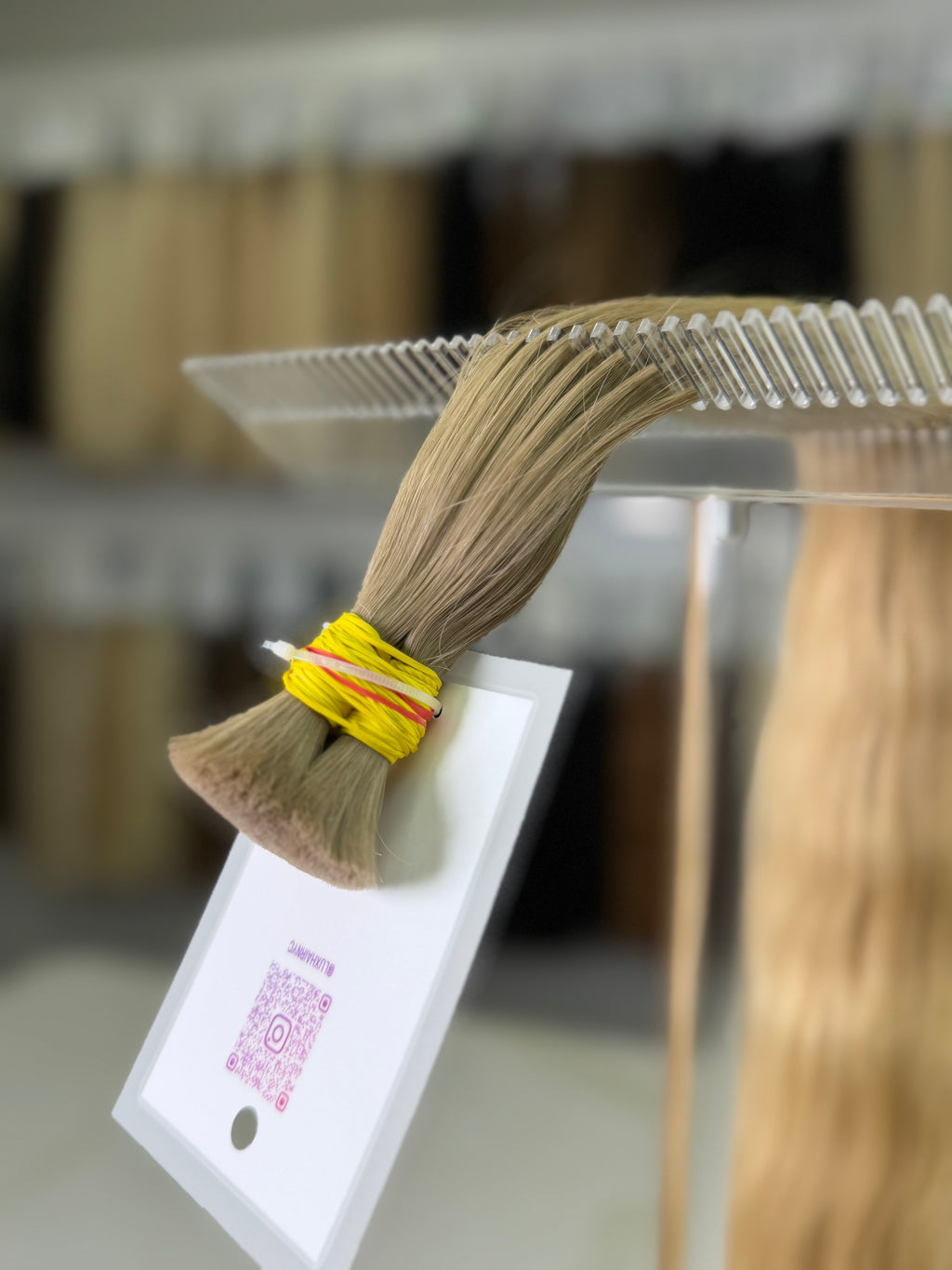 Premium Slavic Hair Blonde Ombre Wavy Bulk 30 Inch | LuxHairNYC
