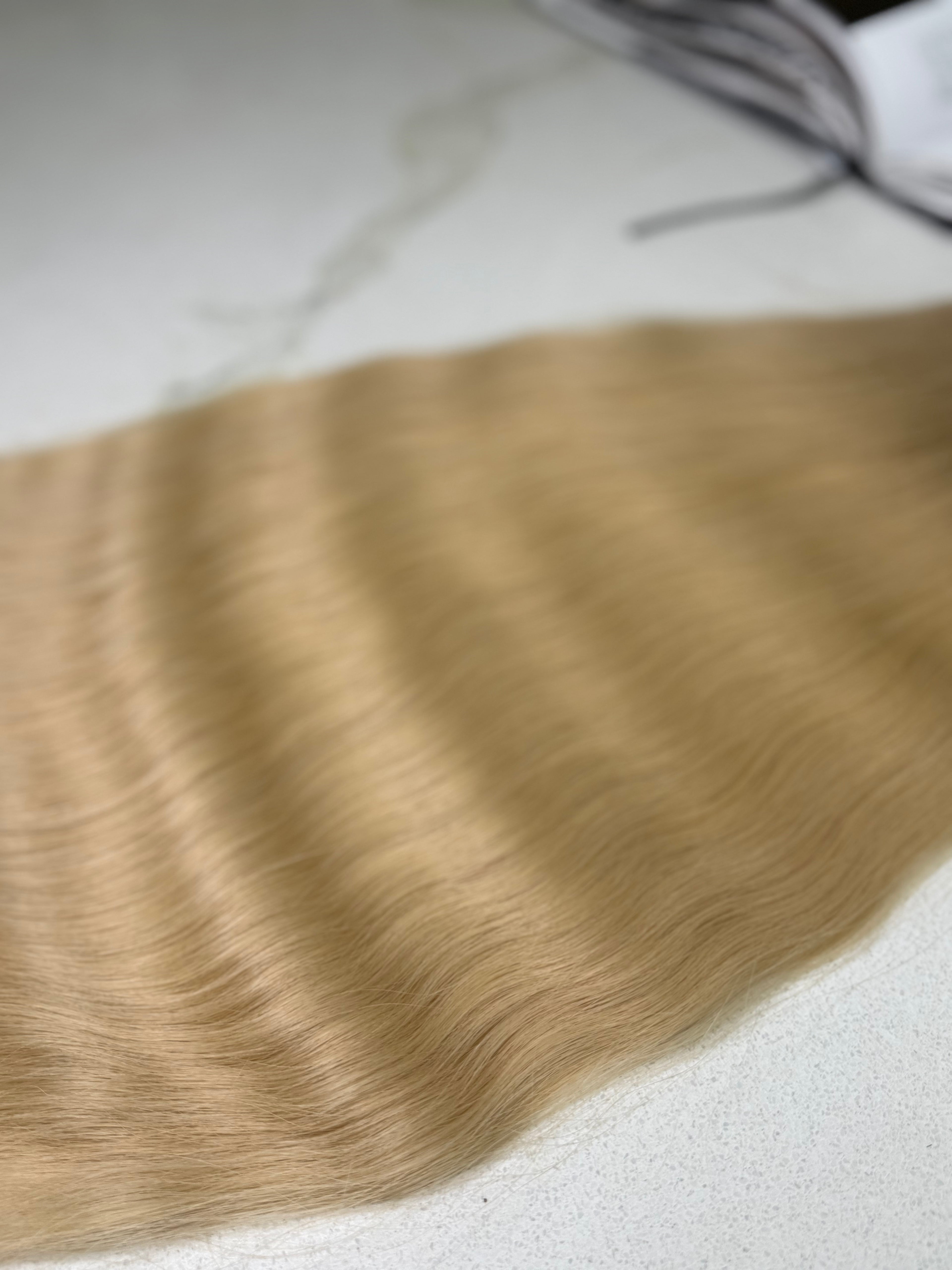 Premium Slavic Hair Blonde Ombre Wavy Bulk 30 Inch | LuxHairNYC