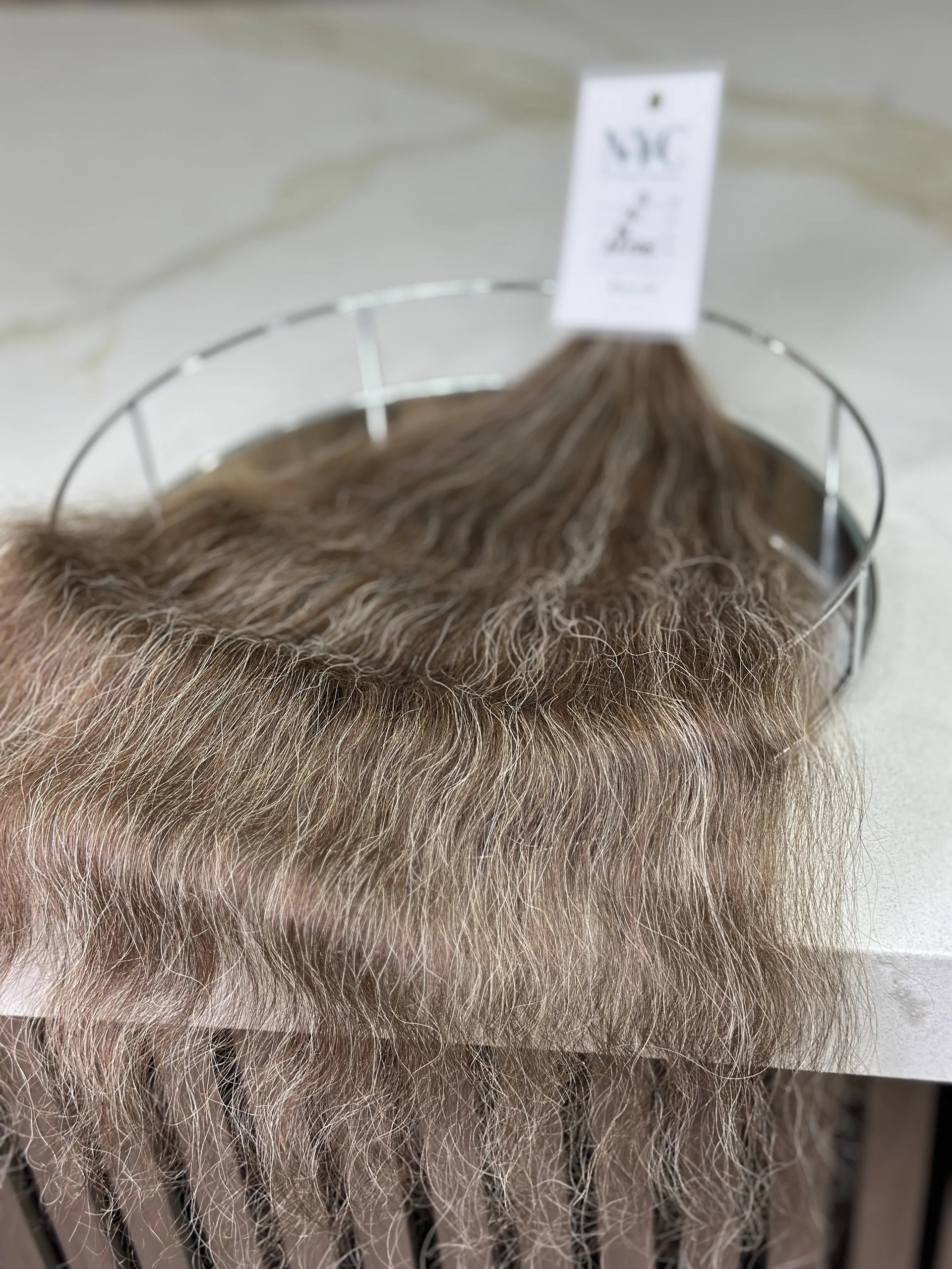 K-tip Slavic hair, colored, curly 18 inch, 86gr, 161str