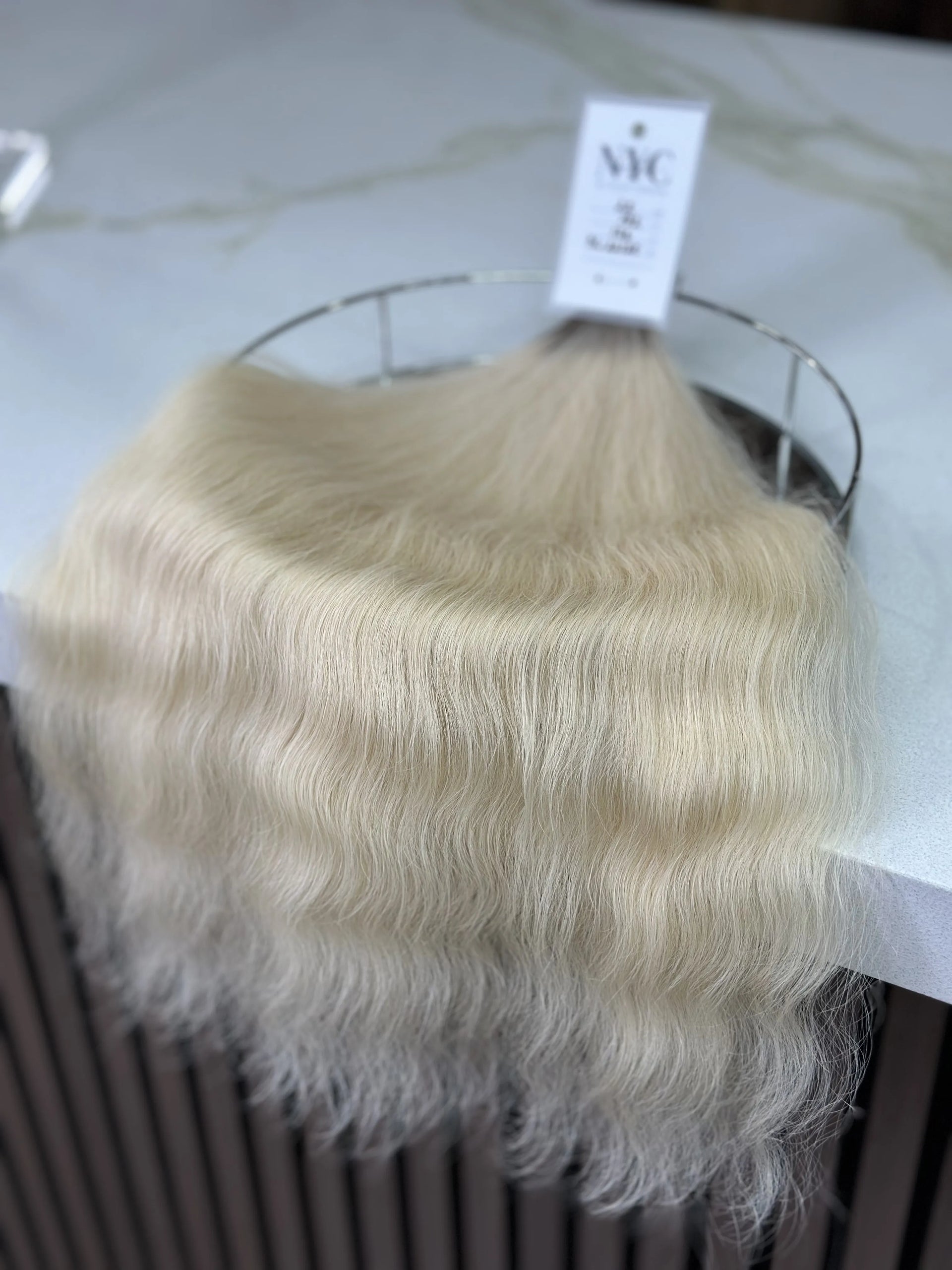 K-tip Slavic hair, colored, wavy 22 inch, 126gr, 192 str