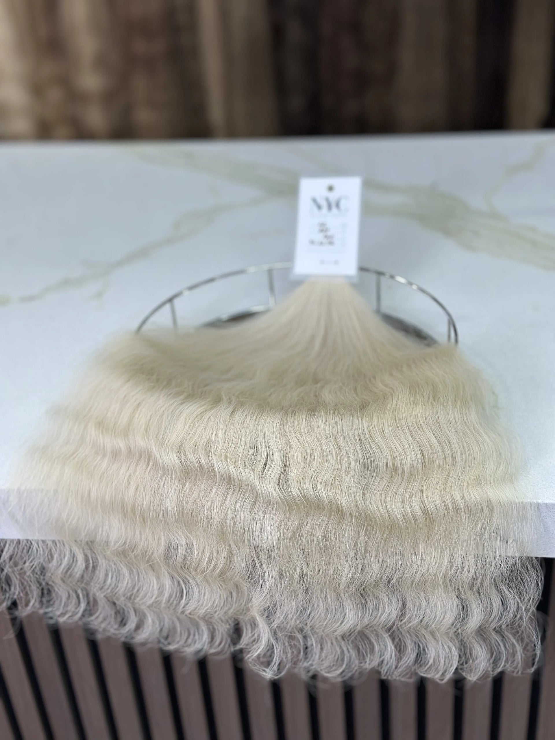 K-tip Slavic hair, colored, wavy 22 inch, 120gr, 204str