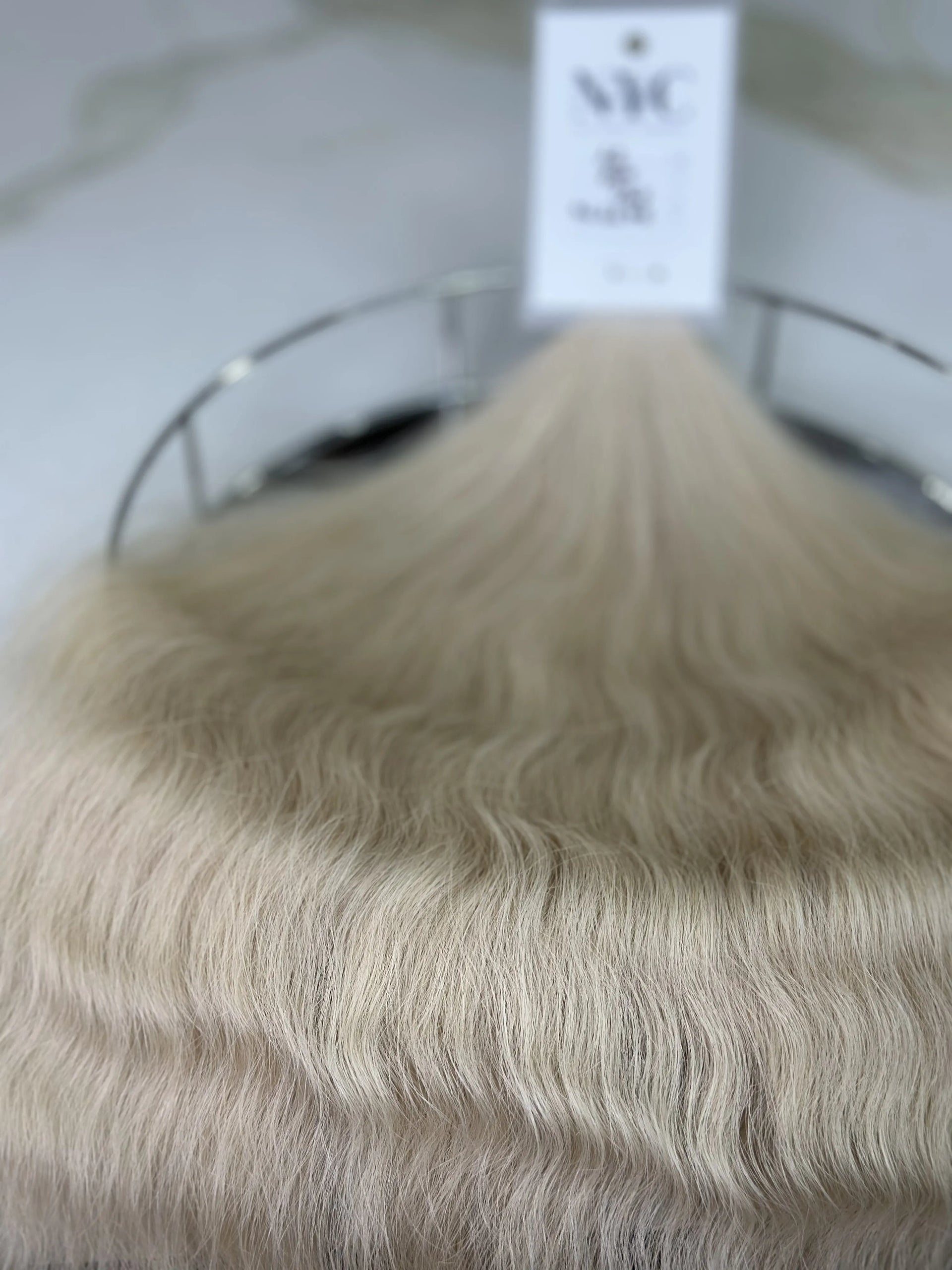 K-tip Slavic hair, colored, wavy 22 inch, 120gr, 204str