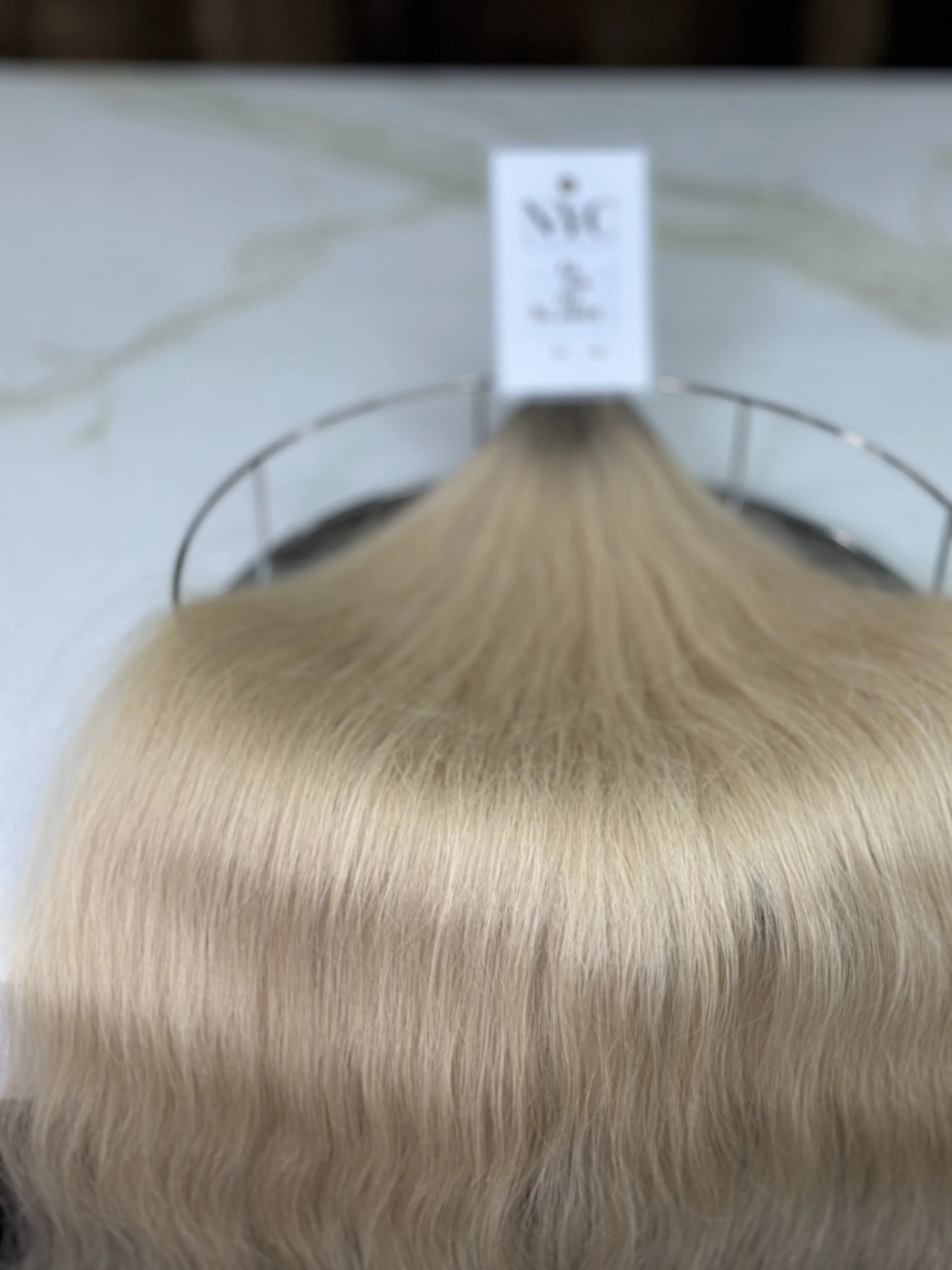 K-tip Slavic hair, colored, wavy 22 inch, 197gr, 132str