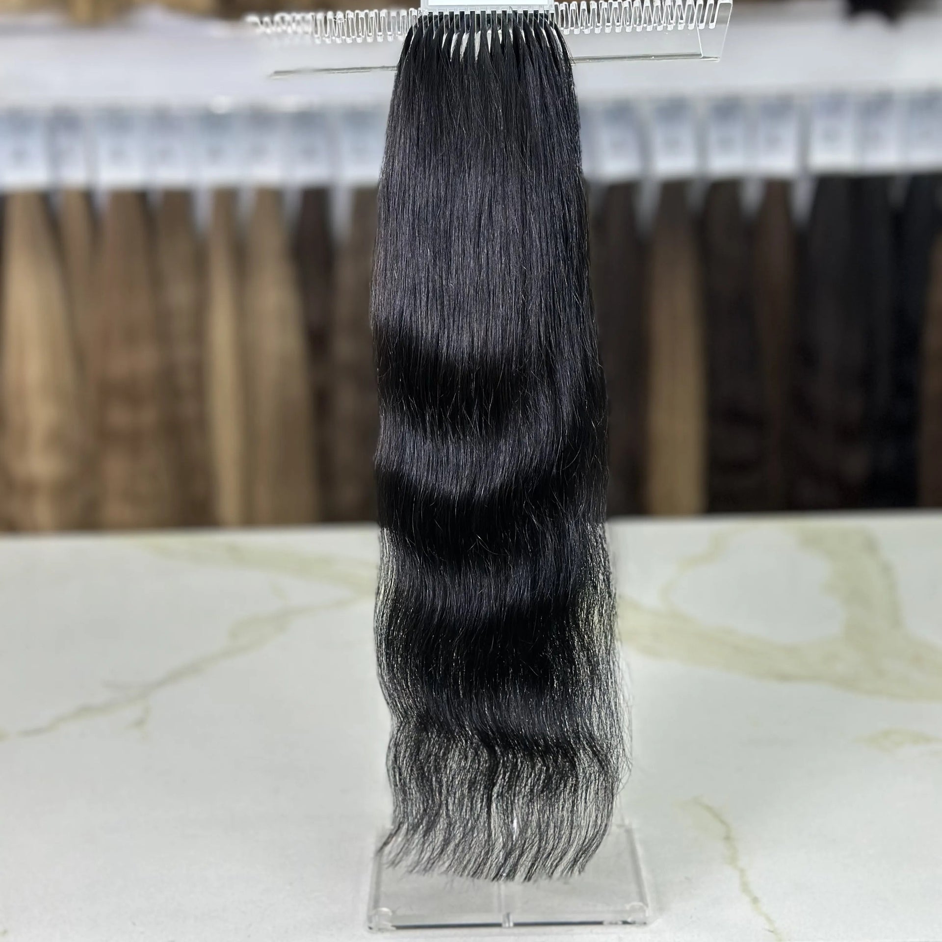 K-tip Slavic hair, colored, wavy 20 inch, 60gr, 100 str