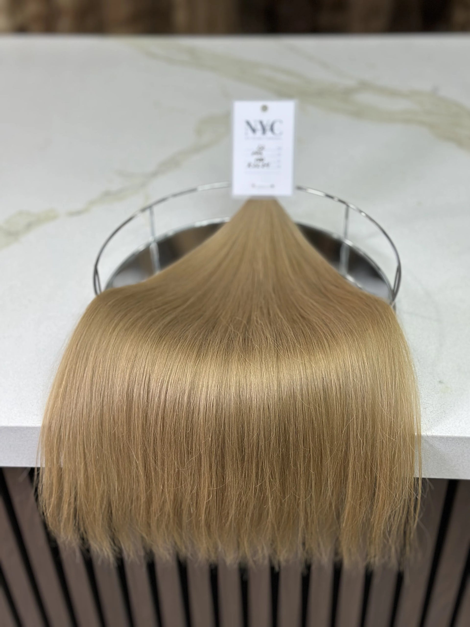 K-tip Slavic hair, colored, straight 22 inch, 100gr, 143 str