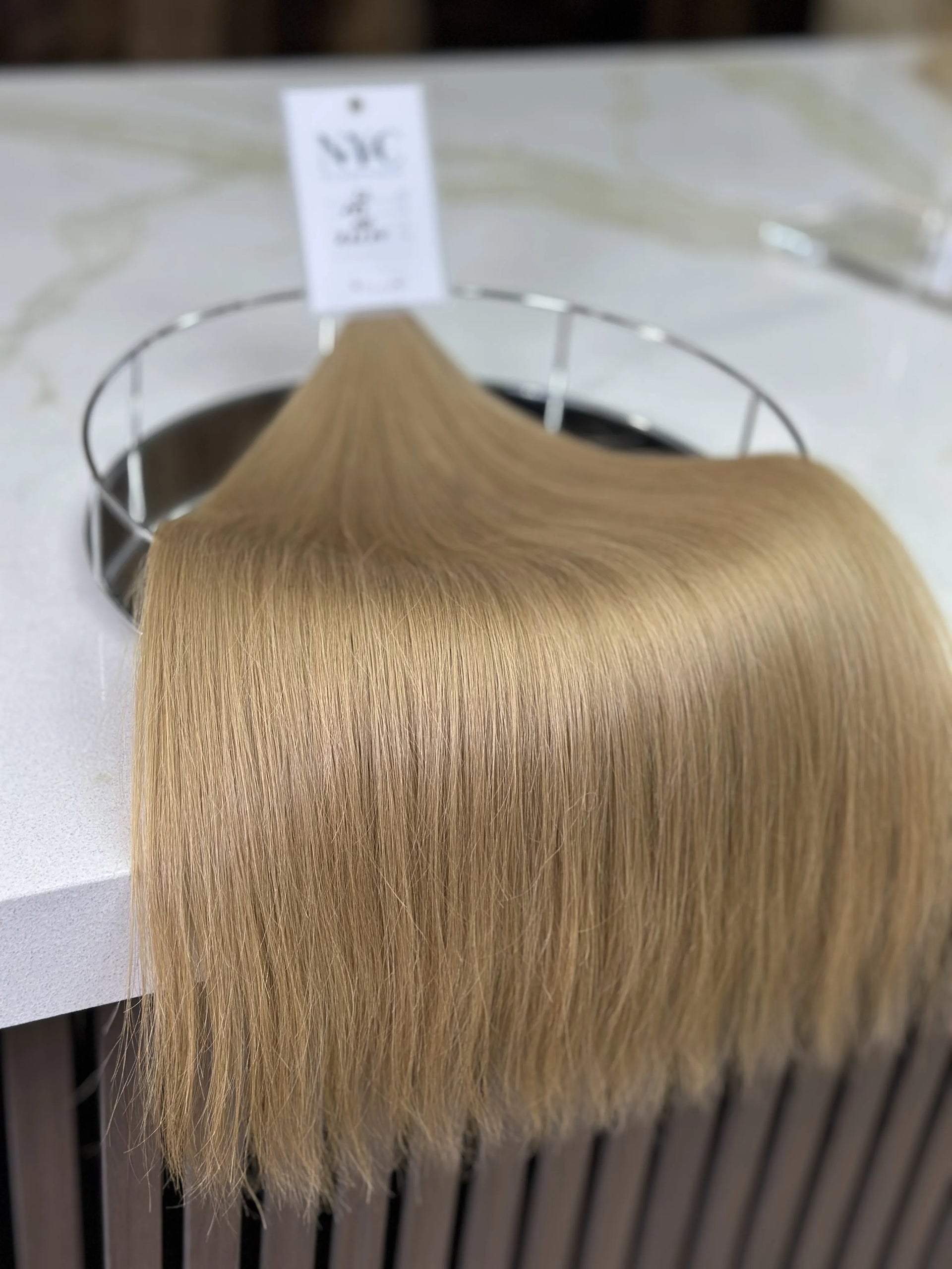 K-tip Slavic hair, colored, straight 22 inch, 100gr, 143 str