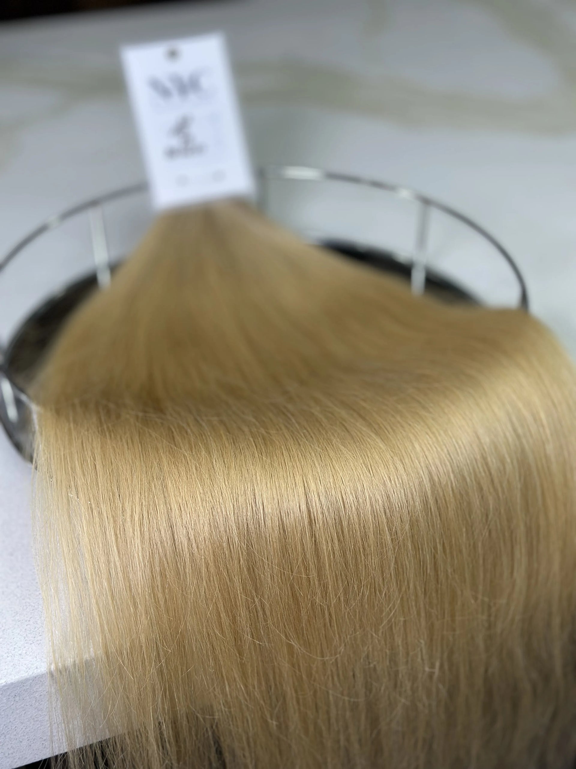 K-tip Slavic hair, colored, straight 22 inch, 79gr, 150str