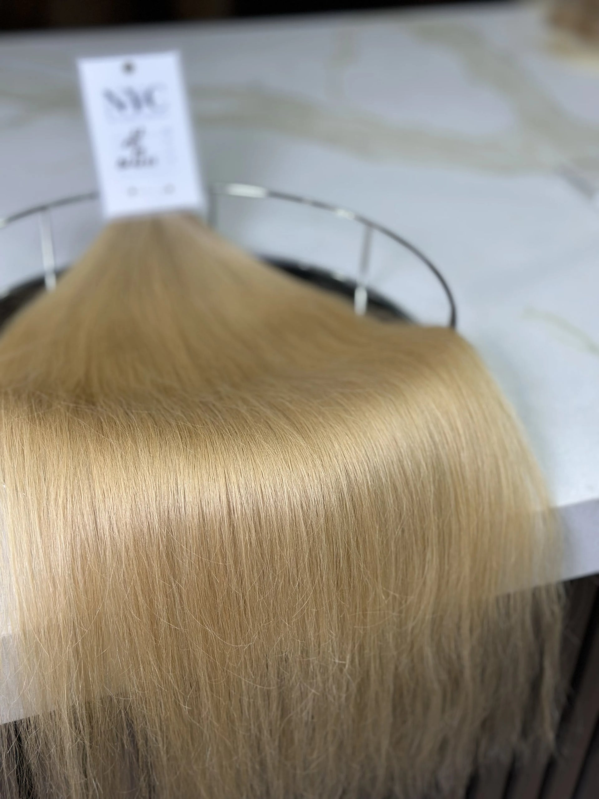 K-tip Slavic hair, colored, straight 22 inch, 79gr, 150str