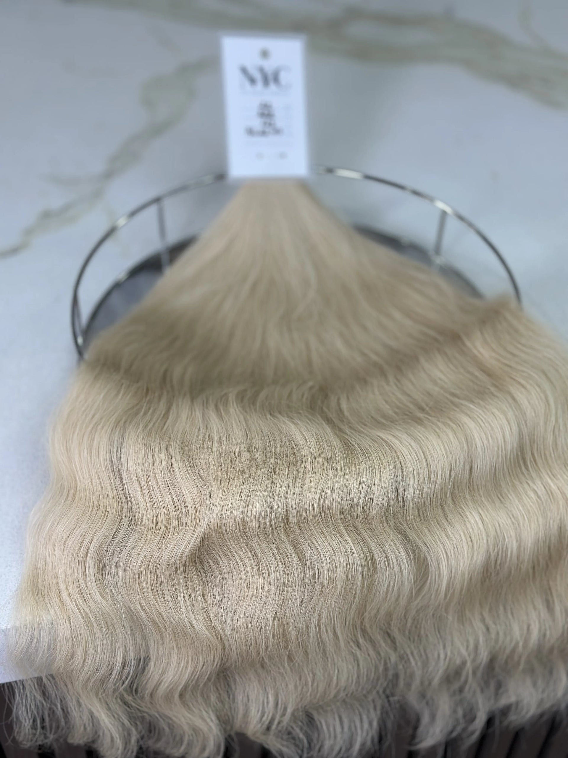 K-tip Slavic hair, colored, wavy 22 inch, 123gr, 202 str