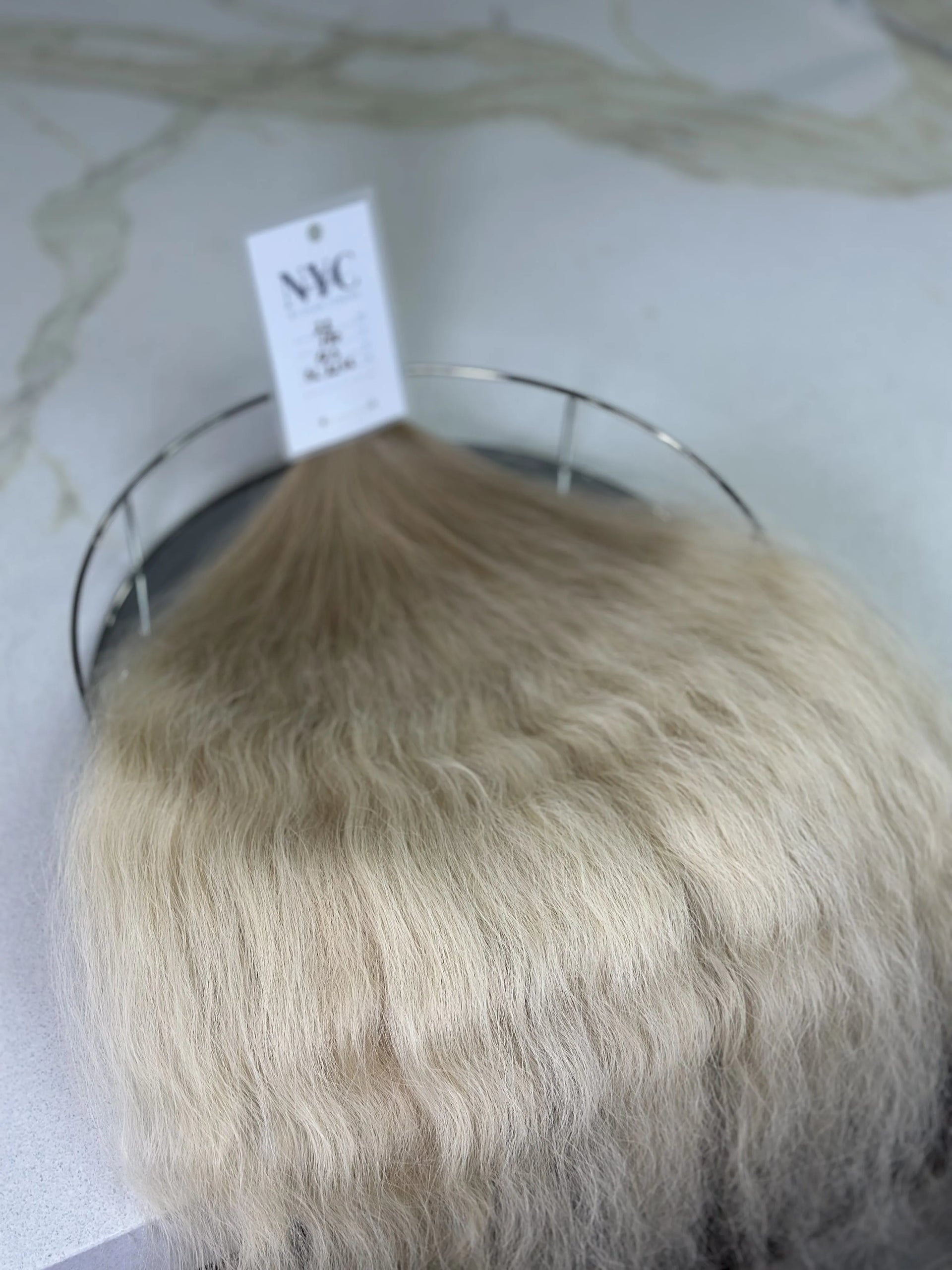 K-tip Slavic hair, colored, curly 22 inch, 123gr, 190str