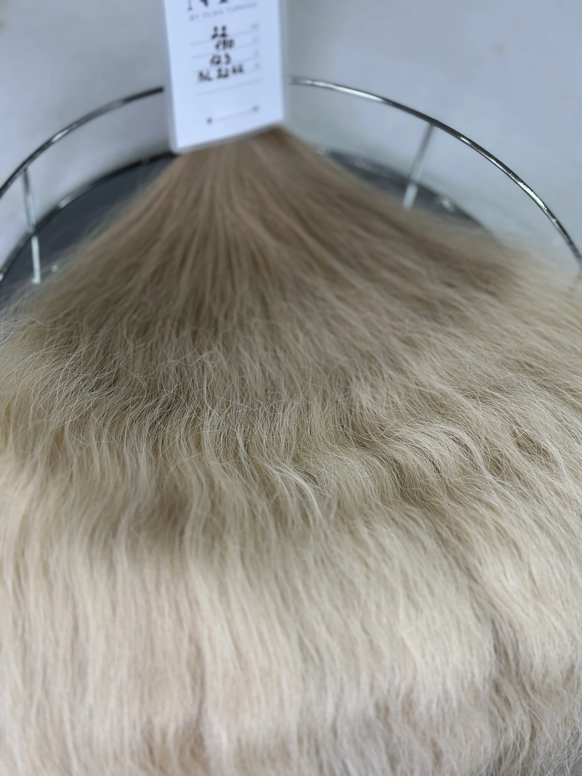 K-tip Slavic hair, colored, curly 22 inch, 123gr, 190str