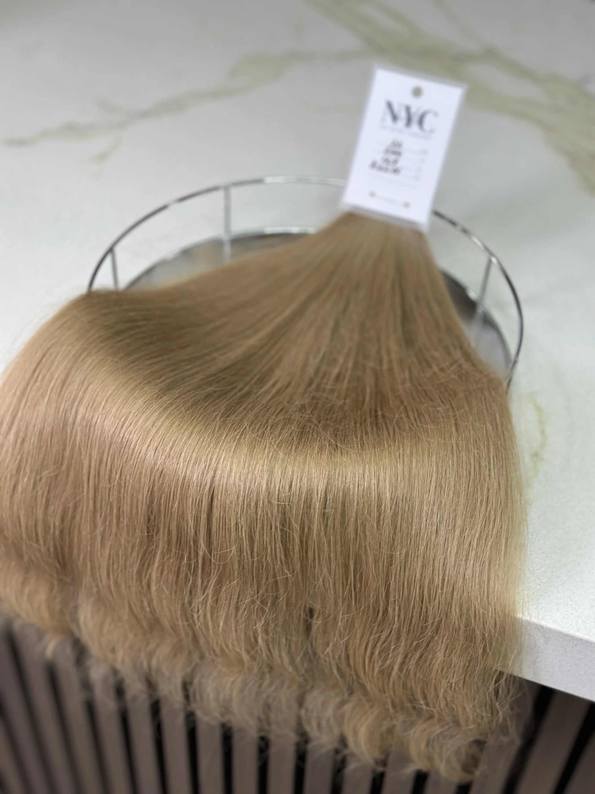 K-tip Slavic hair, colored, wavy 22 inch, 129gr, 244 str