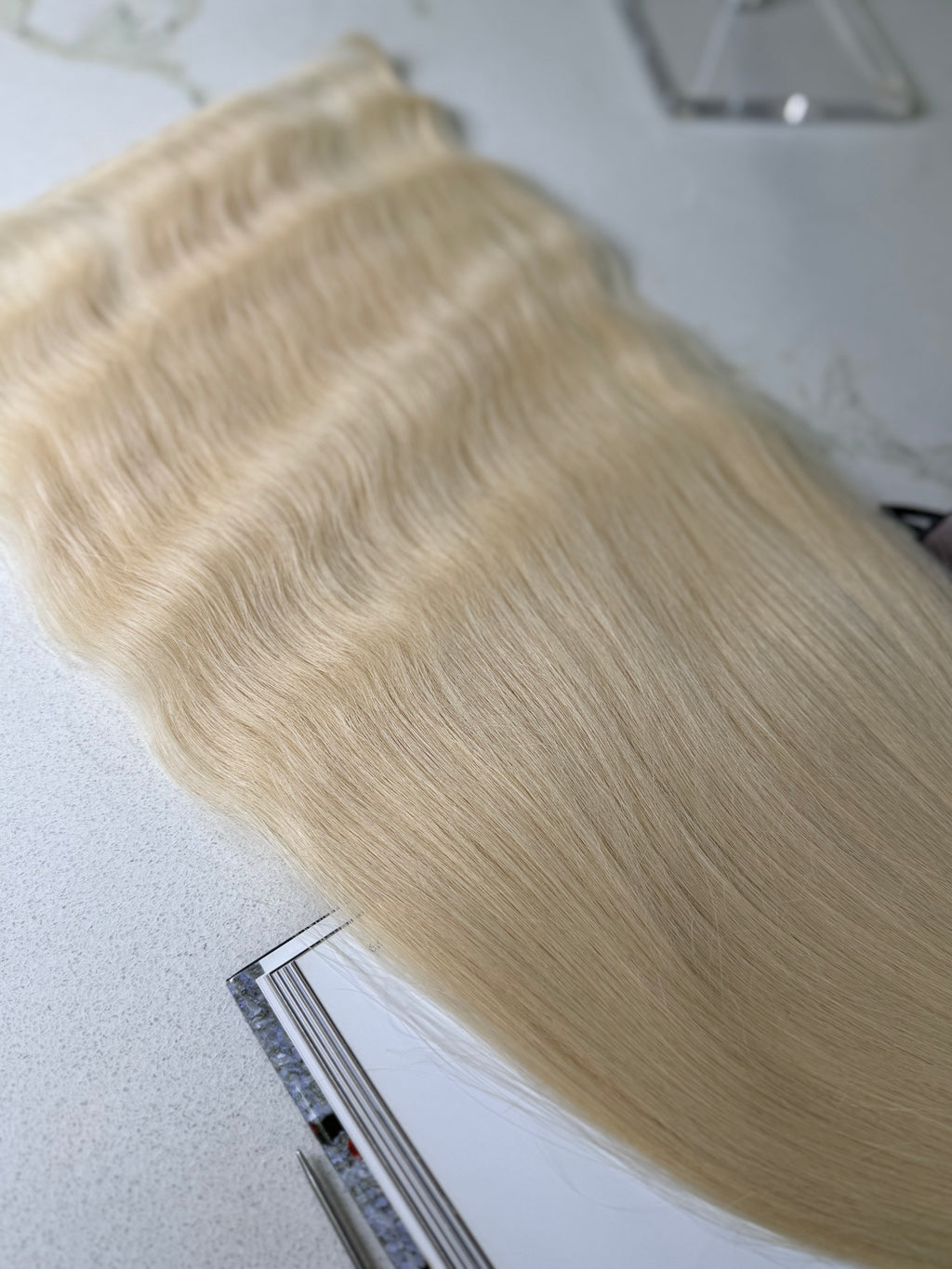 Premium Slavic Hair Blonde Wavy Bulk 24 Inch | LuxHairNYC