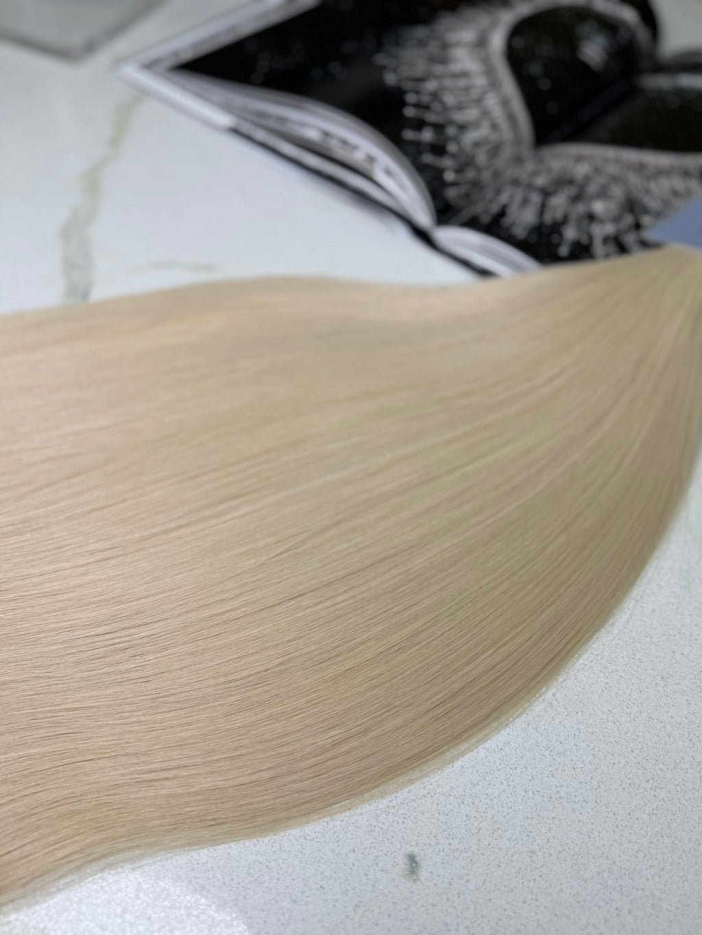Premium Slavic Hair Blonde Wavy Bulk 24 Inch | LuxHairNYC