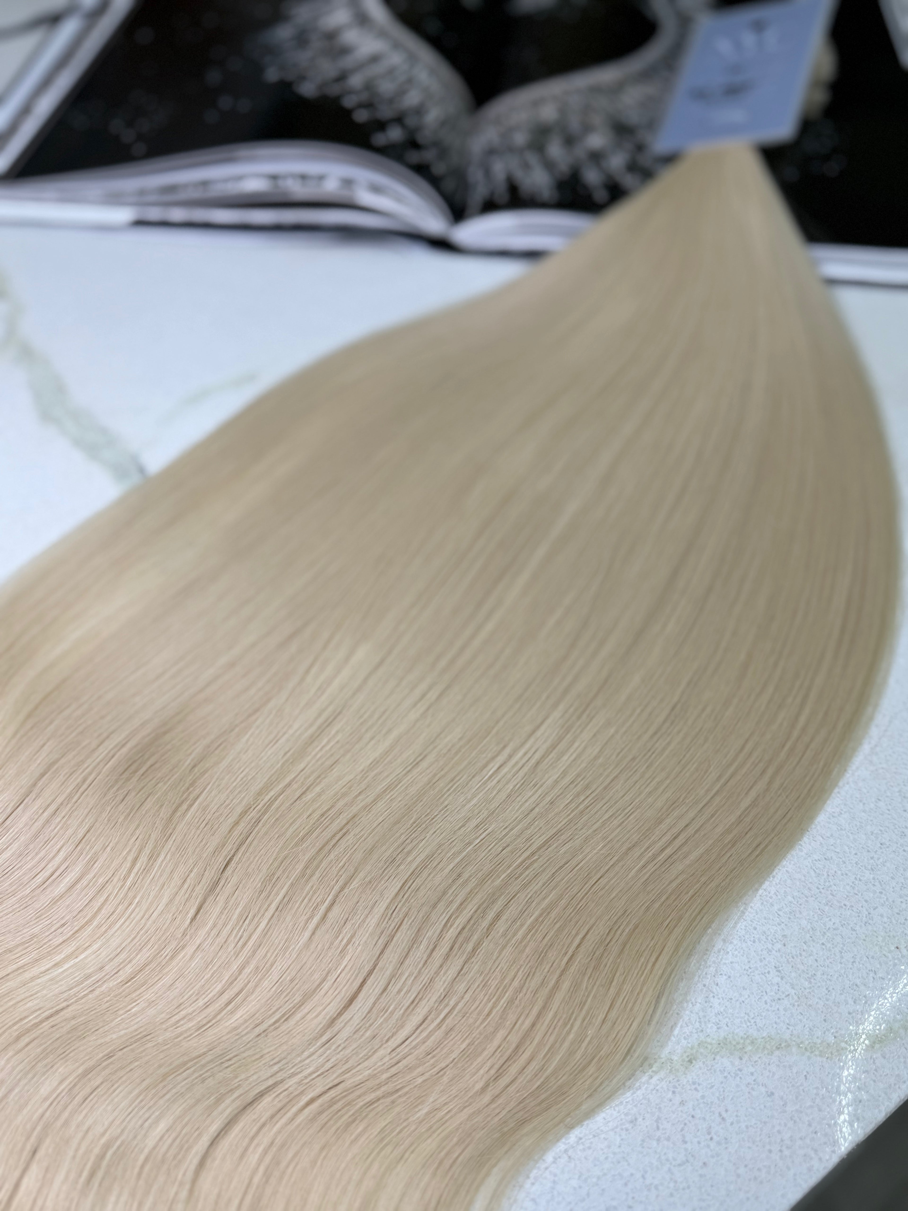 Premium Slavic Hair Blonde Wavy Bulk 24 Inch | LuxHairNYC