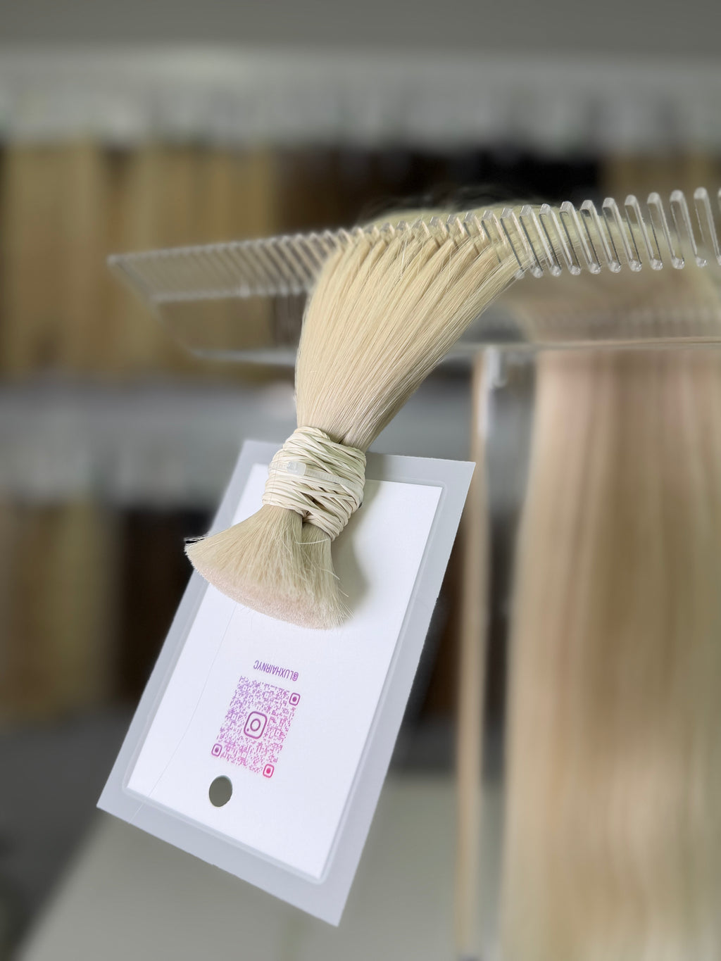 Premium Slavic Hair Blonde Wavy Bulk 22 Inch | LuxHairNYC
