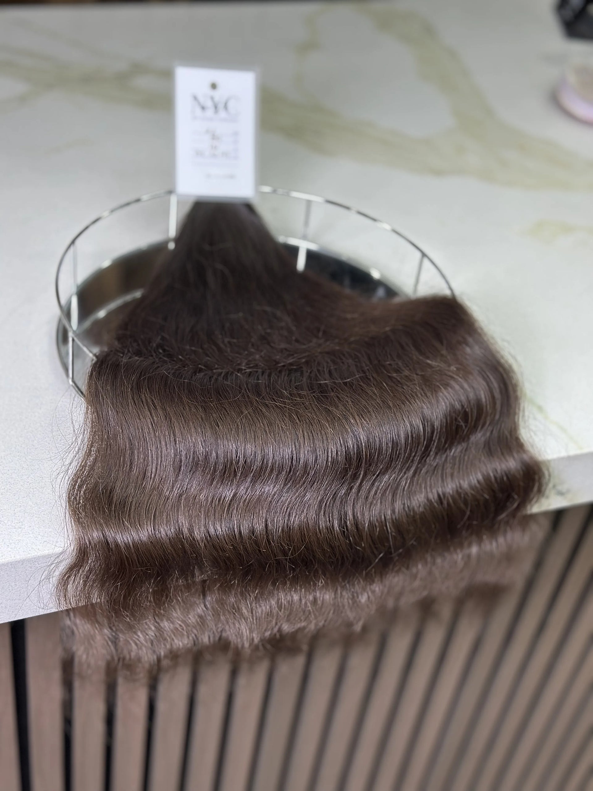 K-tip Slavic hair, colored, wavy 22 inch, 131gr, 197str