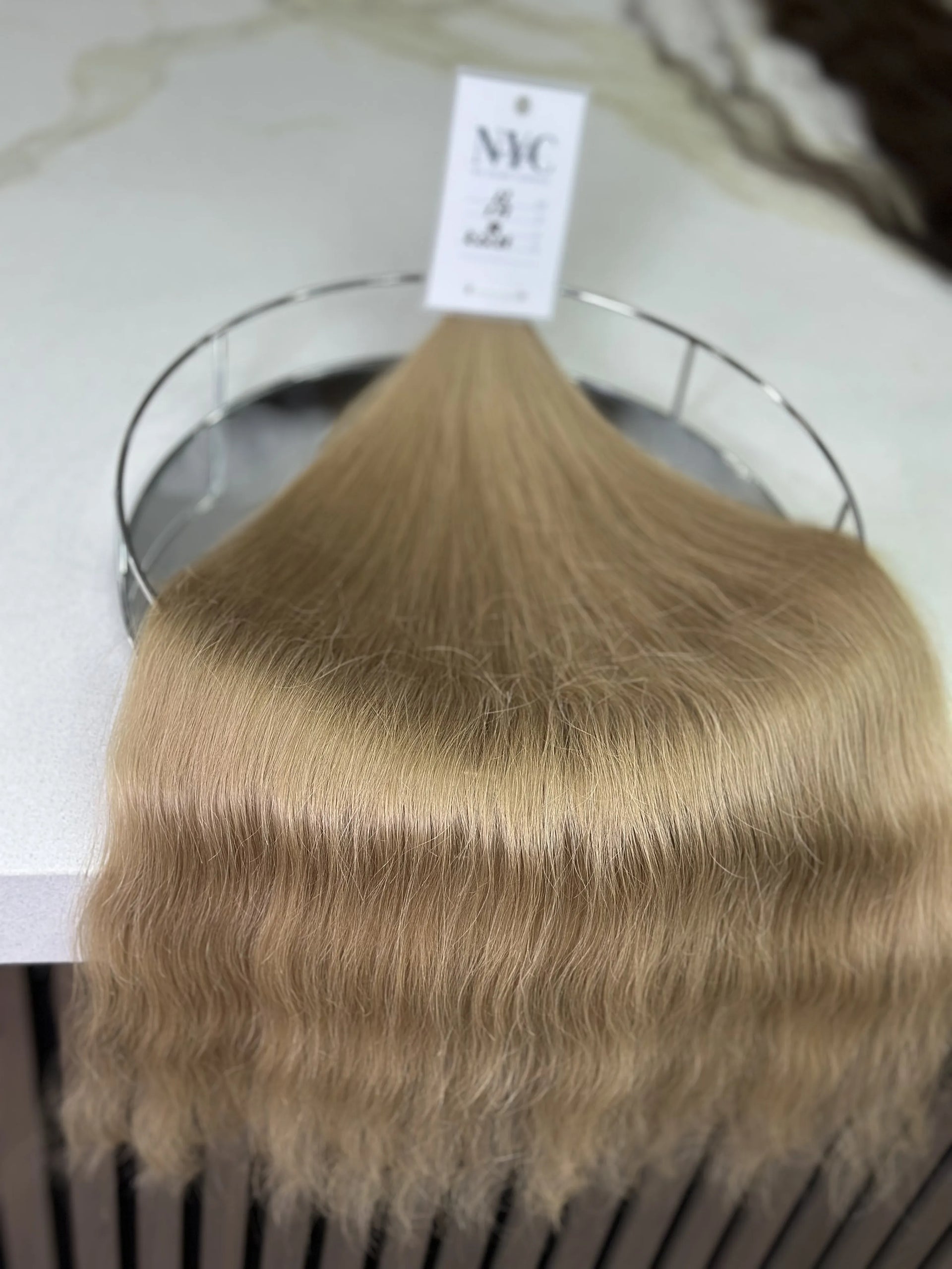 K-tip Slavic hair, colored, wavy 22 inch, 98gr, 177 str