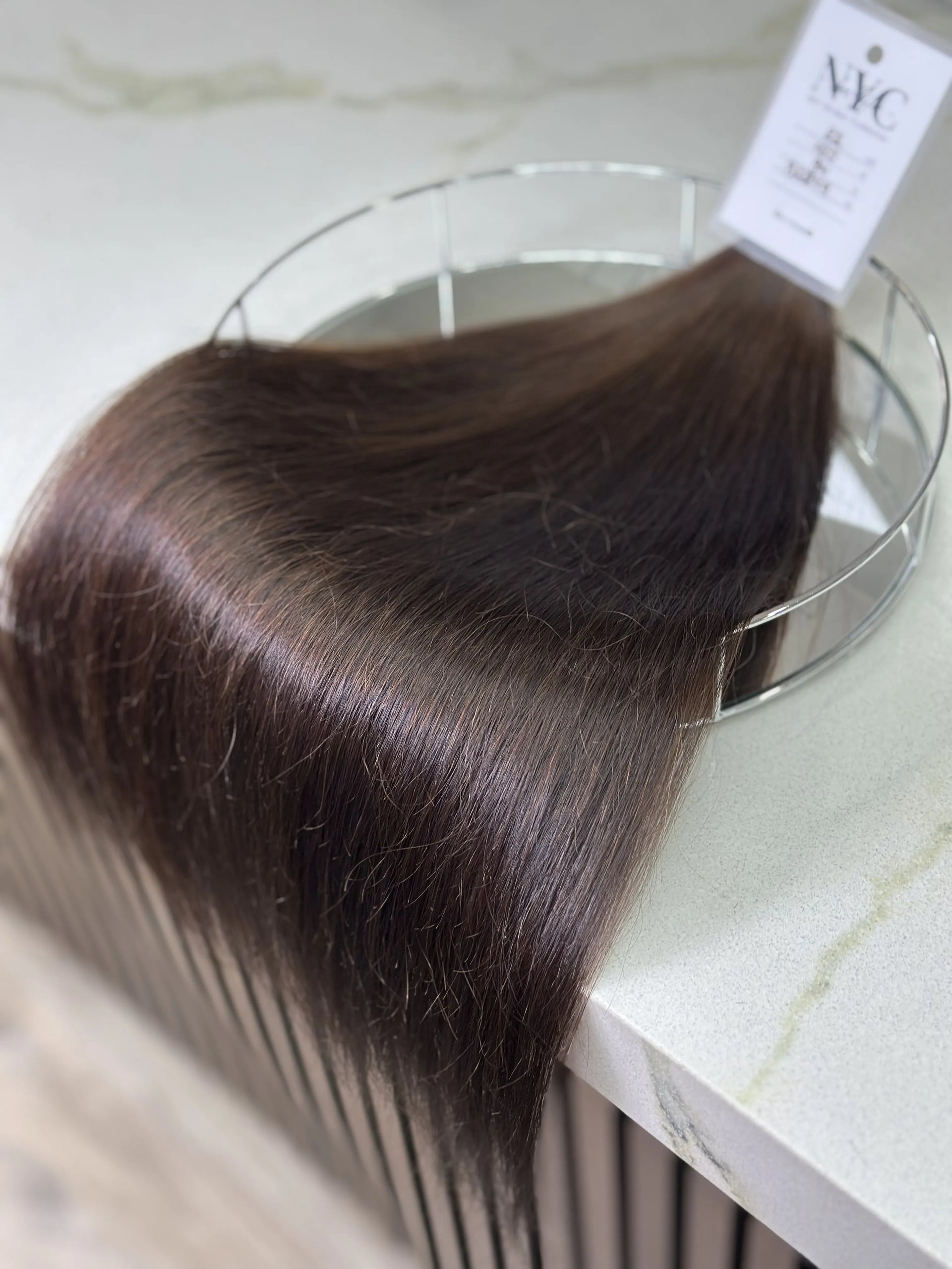 K-tip Slavic hair, colored, straight 22 inch, 94gr, 160str
