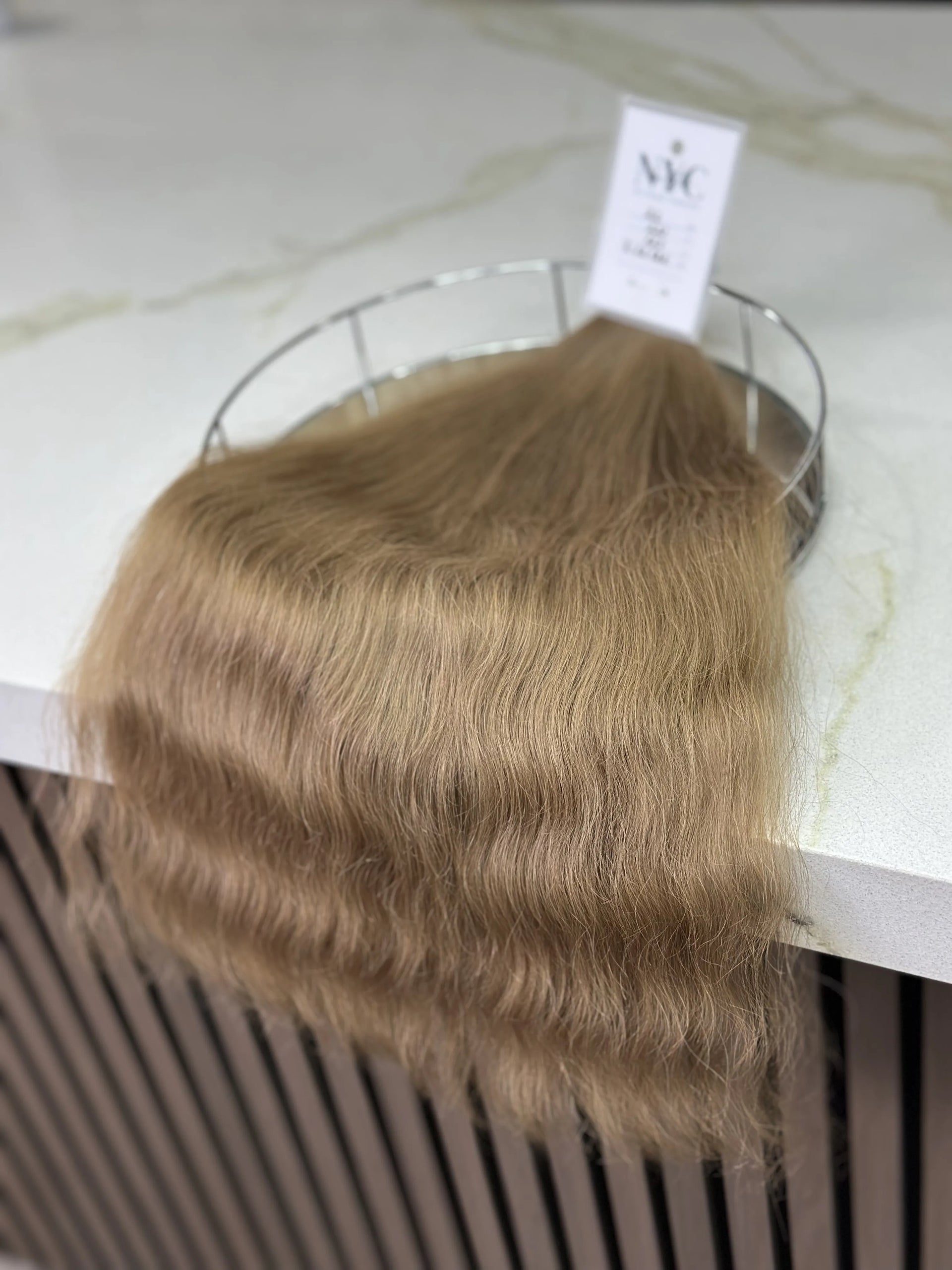 K-tip Slavic hair, colored, wavy 22 inch, 127gr, 221 str