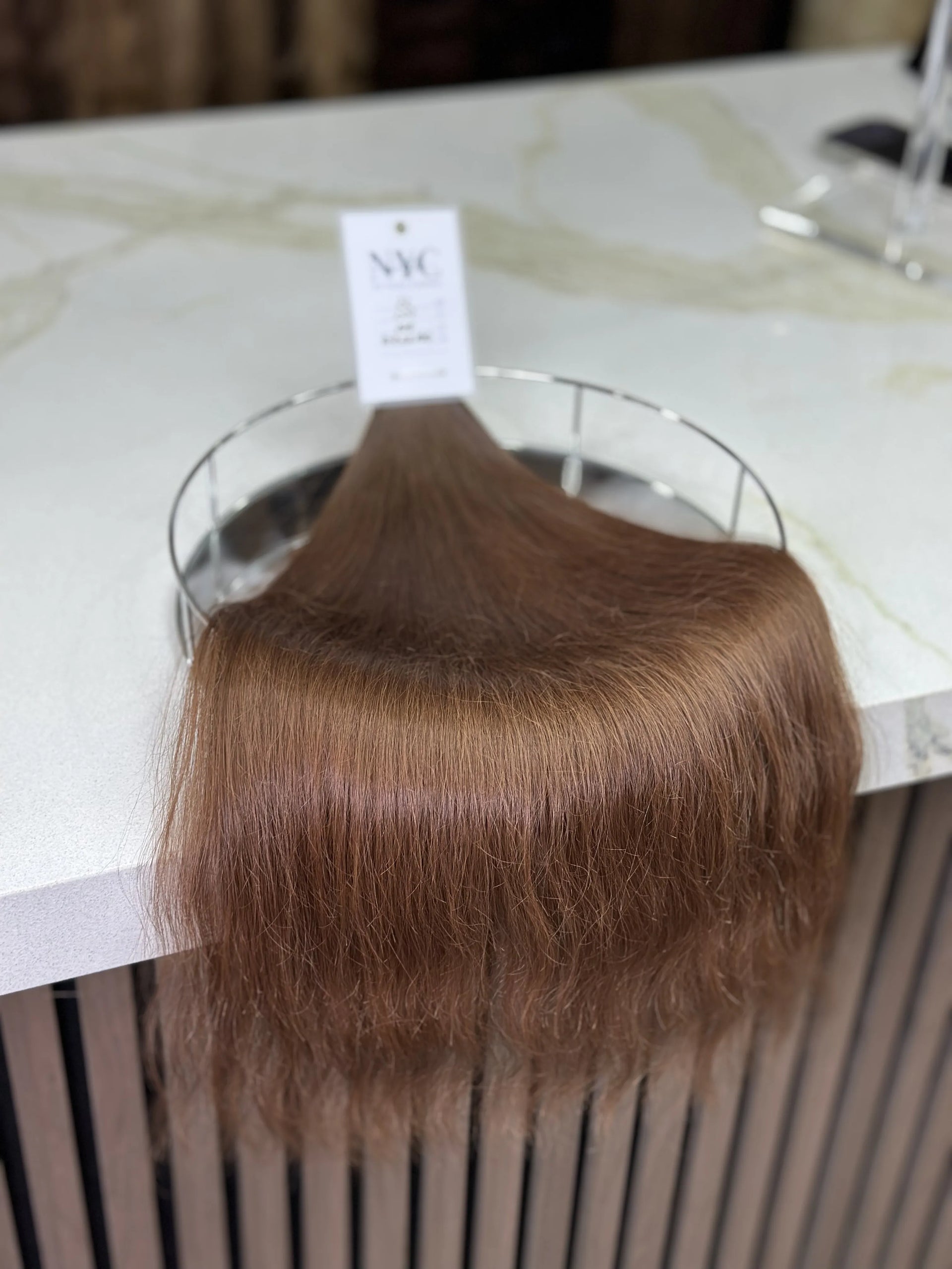 K-tip Slavic hair, colored, wavy 22 inch, 109gr, 207str