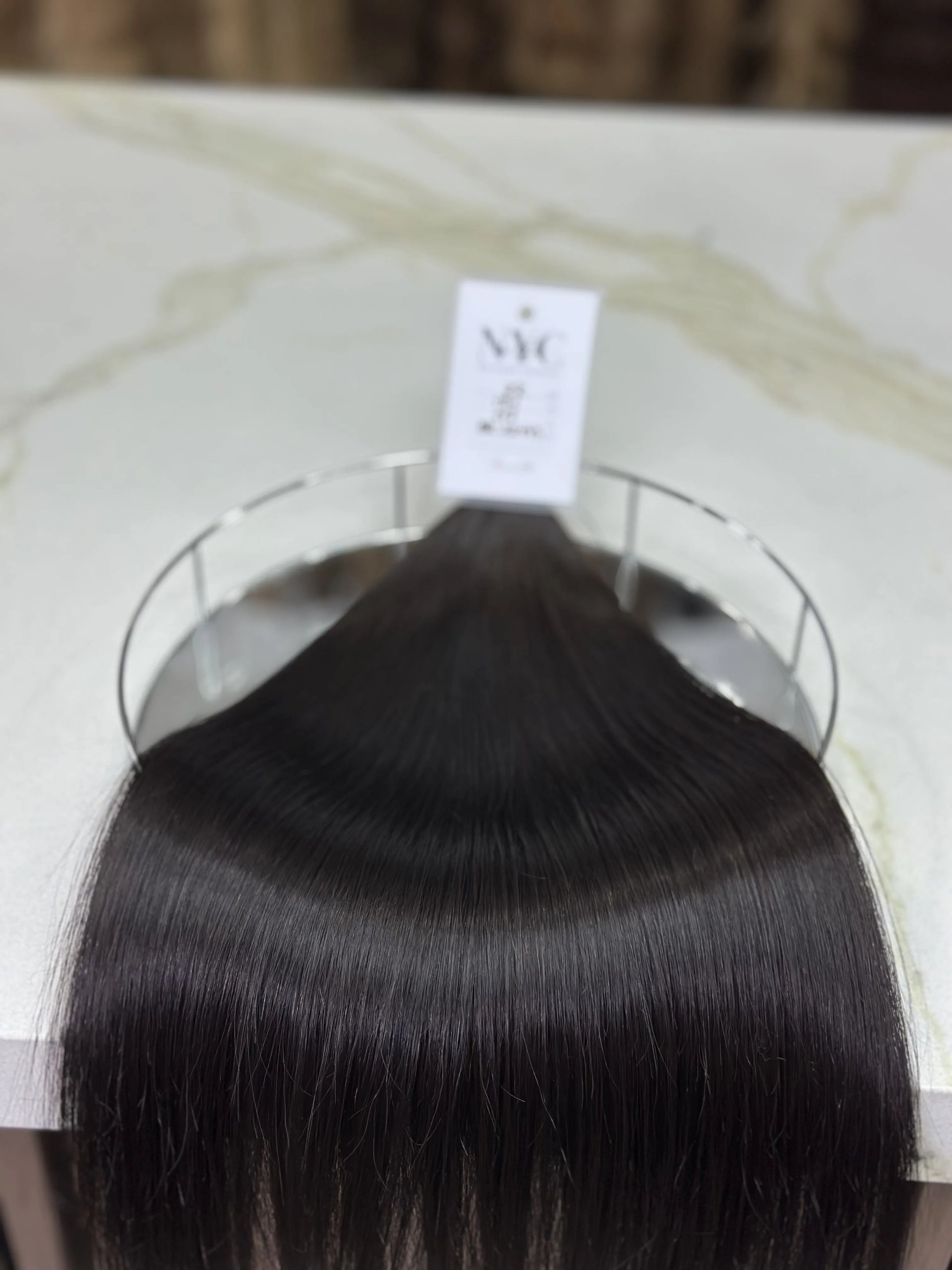 K-tip Slavic hair, colored, straight 22 inch, 117gr, 191str