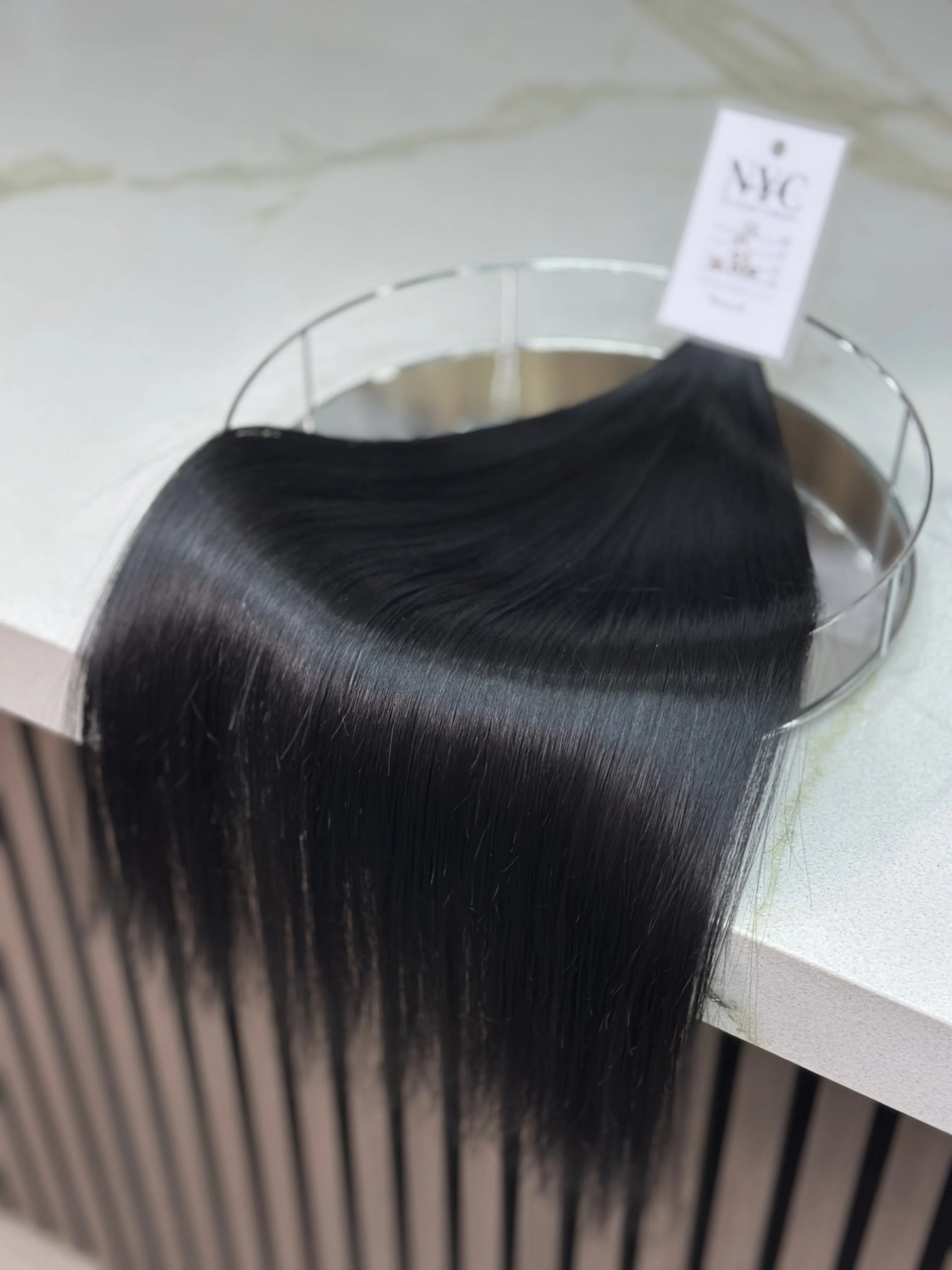 K-tip Slavic hair, colored, straight 22 inch, 103gr, 184str
