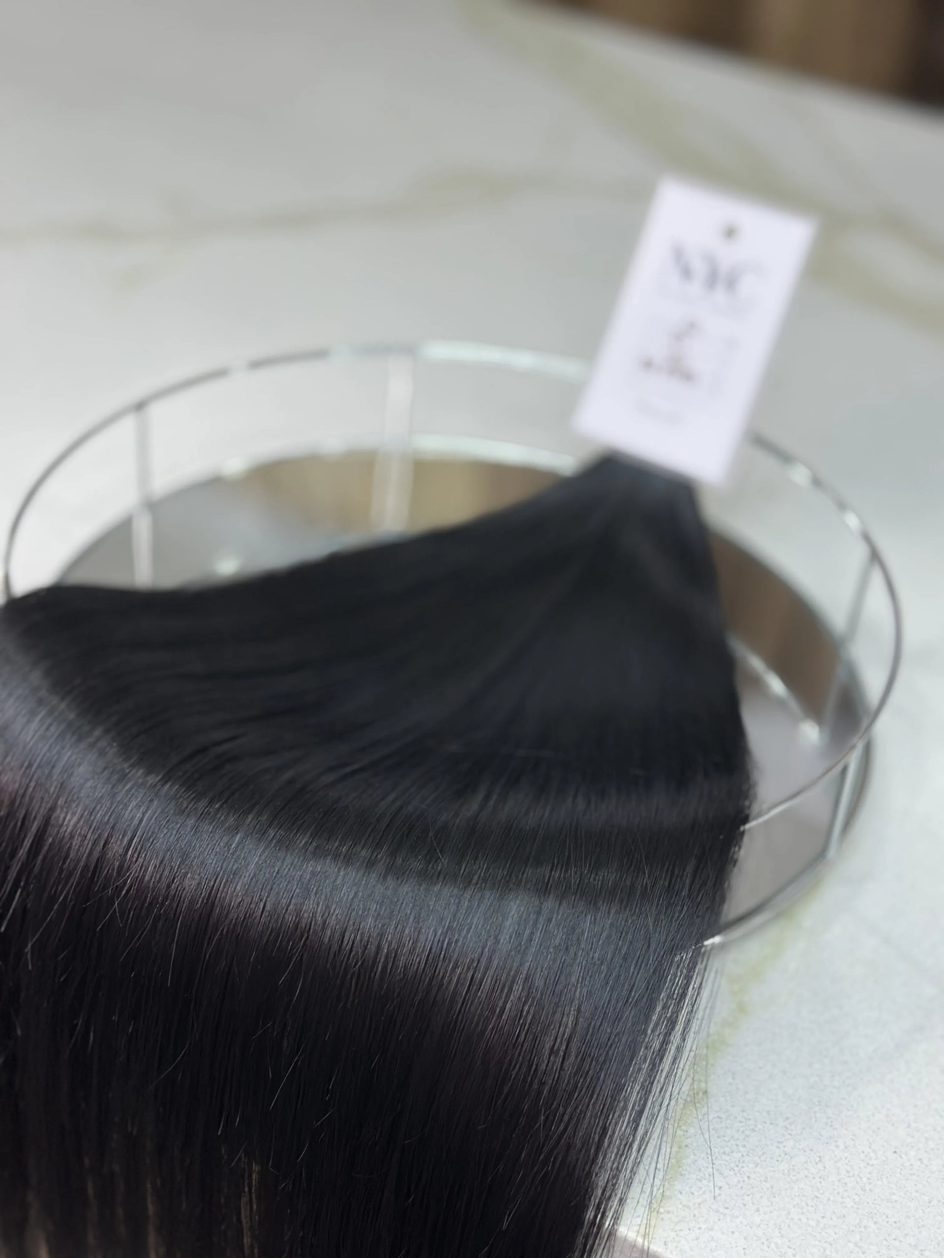 K-tip Slavic hair, colored, straight 22 inch, 103gr, 184str