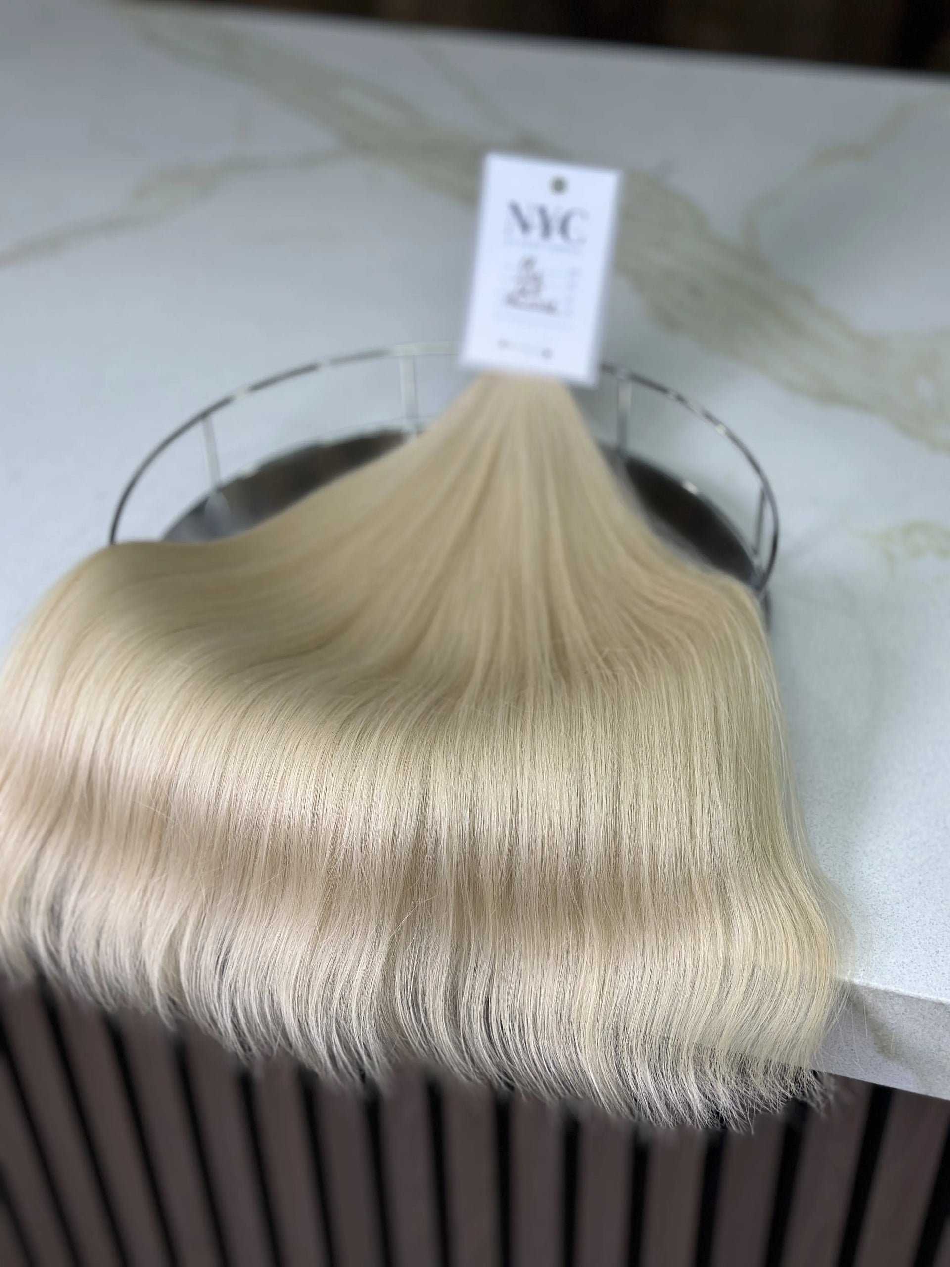 K-tip Slavic hair, colored, wavy 18 inch, 126gr, 233str