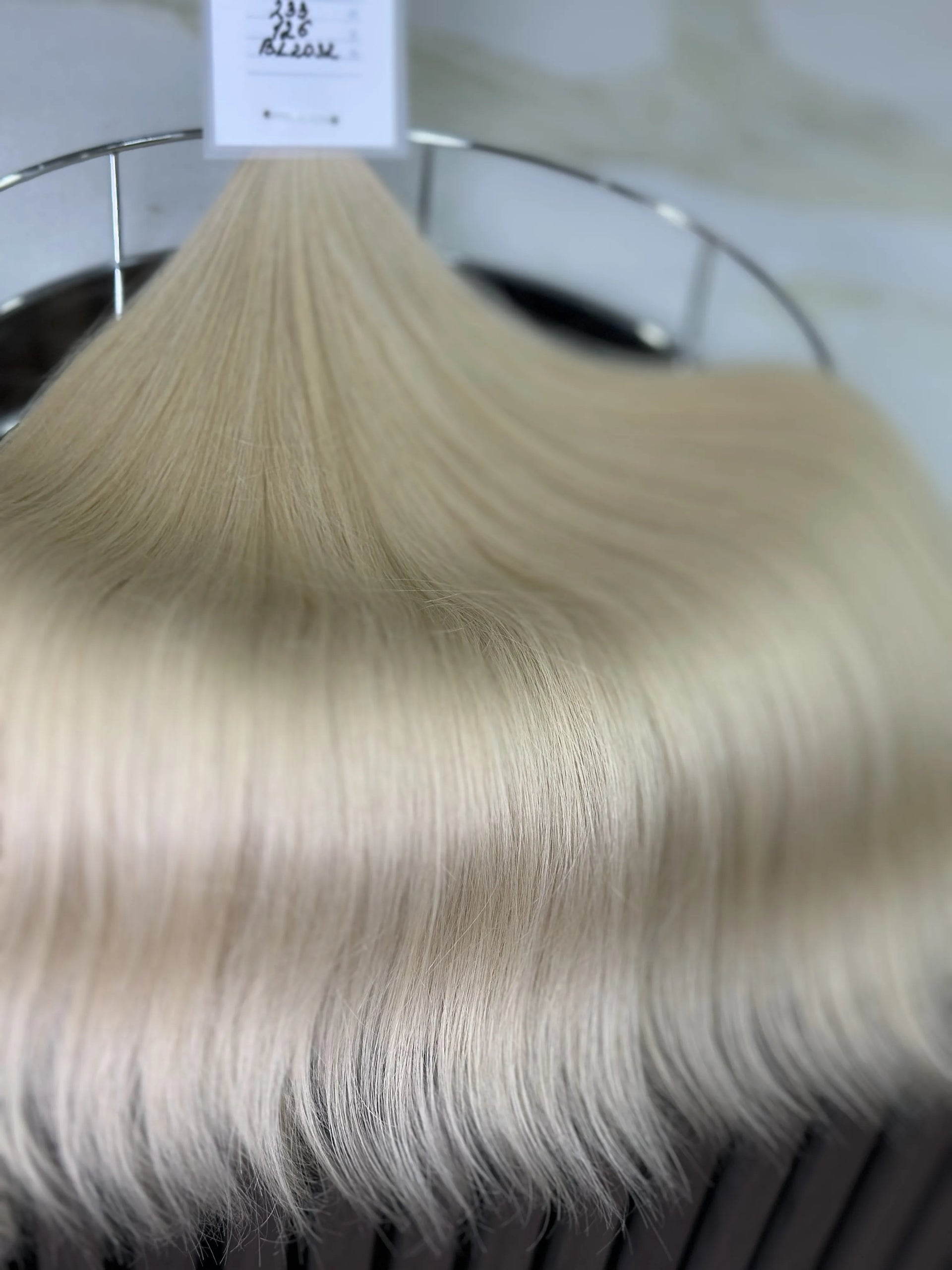 K-tip Slavic hair, colored, wavy 18 inch, 126gr, 233str