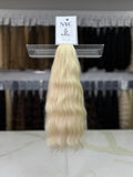 Premium Slavic K-Tip Extensions Blonde Wavy 15" | 232 Strands | 80 g