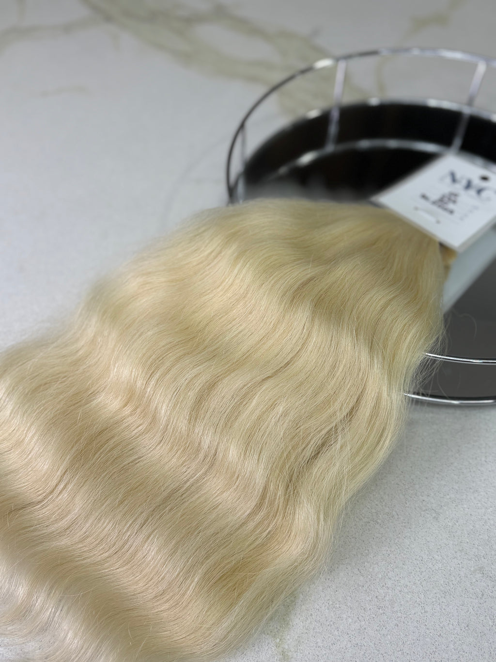 Premium Slavic K-Tip Extensions Blonde Wavy 15" | 232 Strands | 80 g