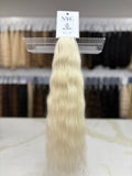Premium Slavic K-Tip Extensions – Blonde Wavy 18" | 153 Strands | 96 g