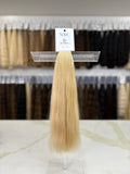 Premium Slavic K-Tip Extensions – Blonde Straight 16" | 222 Strands | 94 g