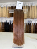Premium Slavic Hair Brown Straight Bulk 22 Inch | LuxHairNYC