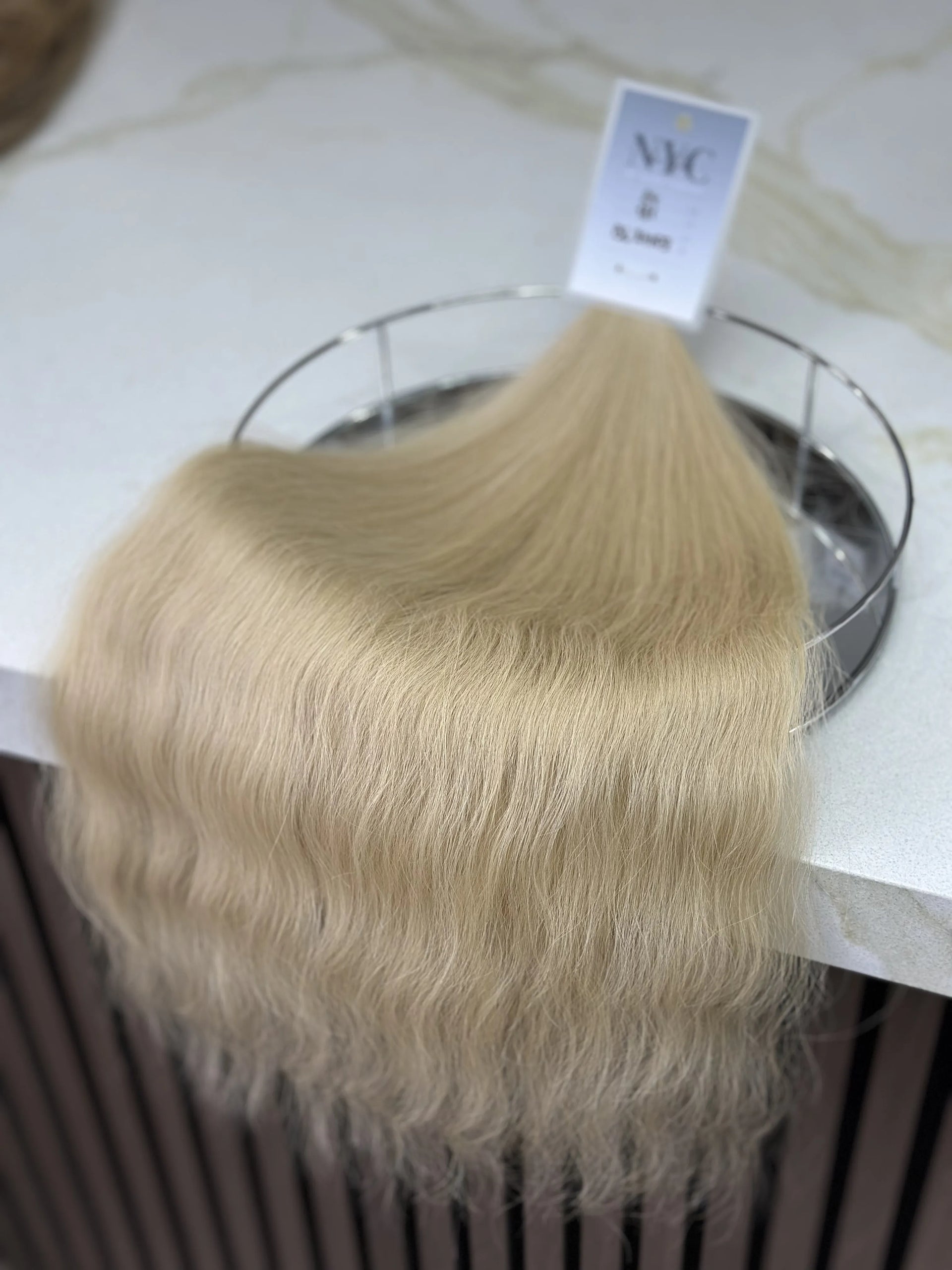 K-tip Slavic hair, colored, wavy 24 inch, 105gr, 181str