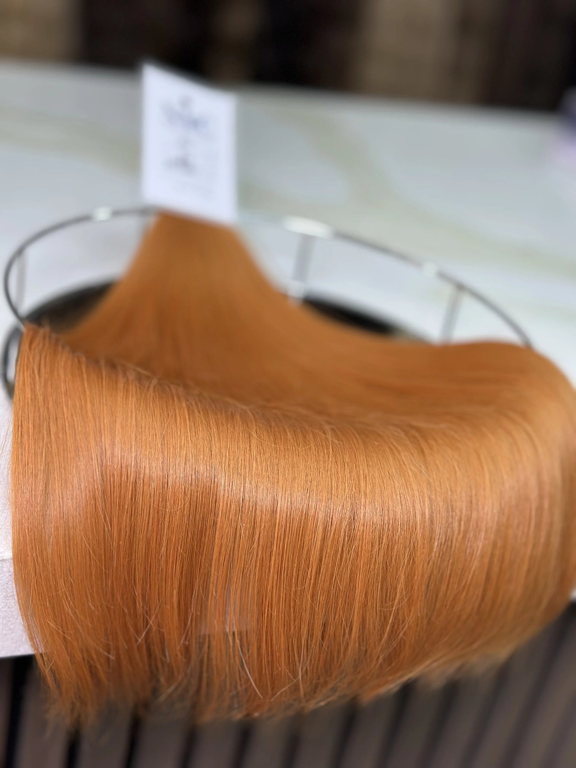 Bulk Slavic hair, colored, straight 20 inch: 87g