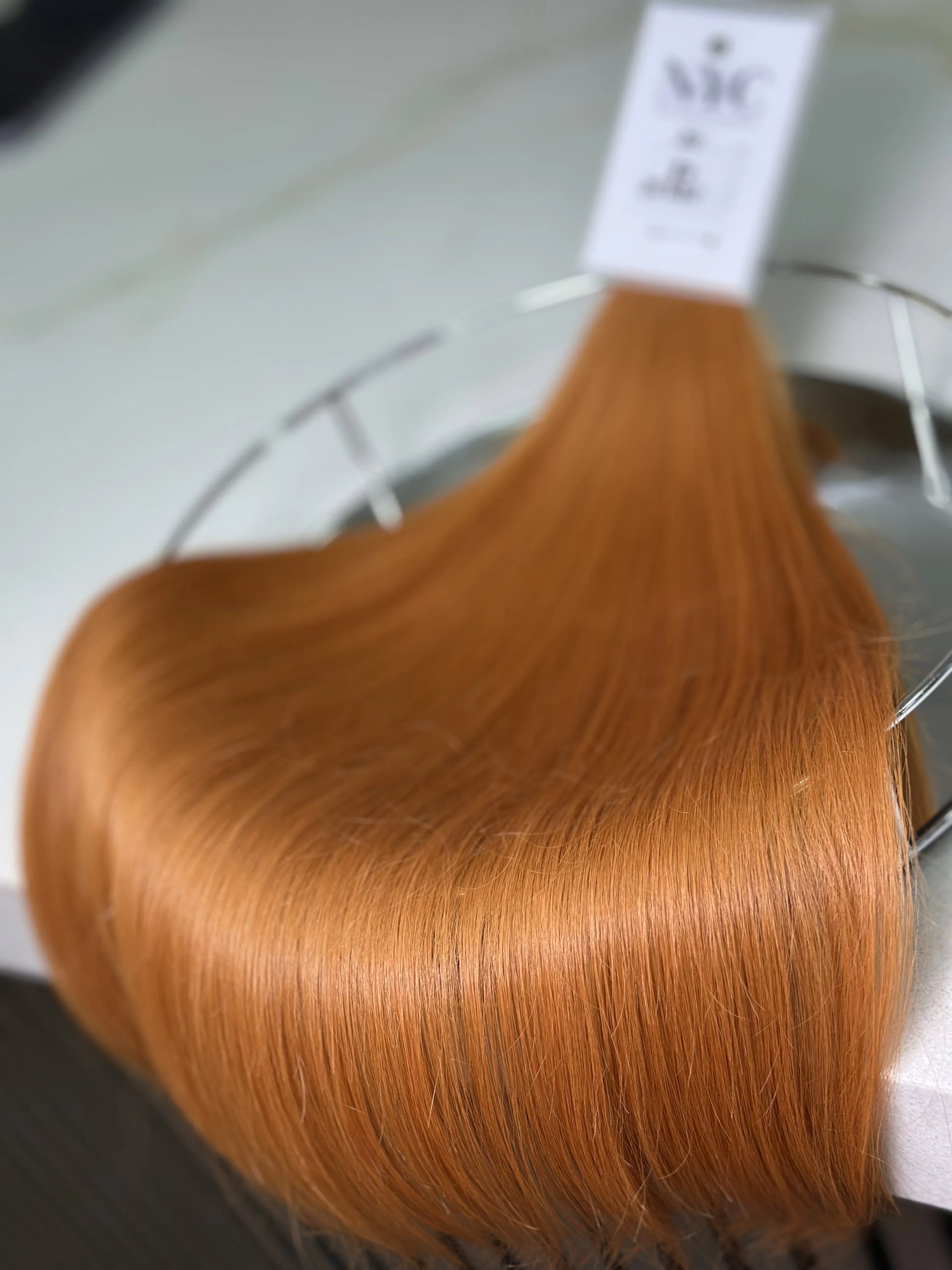 Bulk Slavic hair, colored, straight 20 inch: 87g